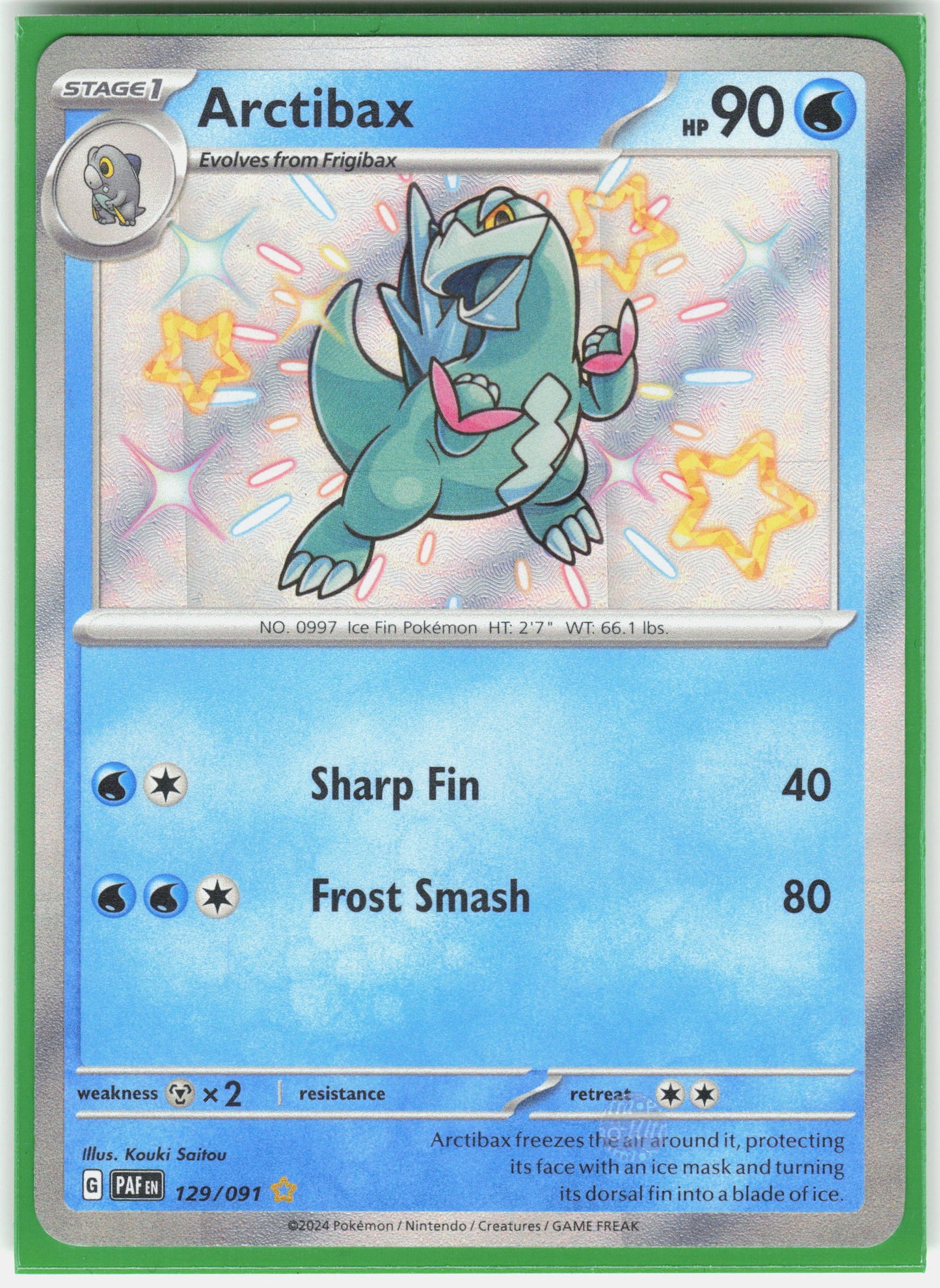 SV: Paldean Fates #129/091 Arctibax