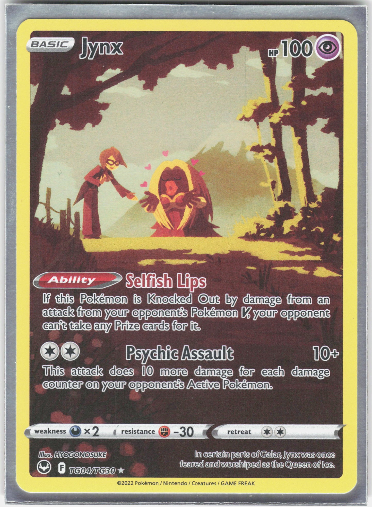 SWSH12: Silver Tempest Trainer Gallery #TG04/TG30 Jynx