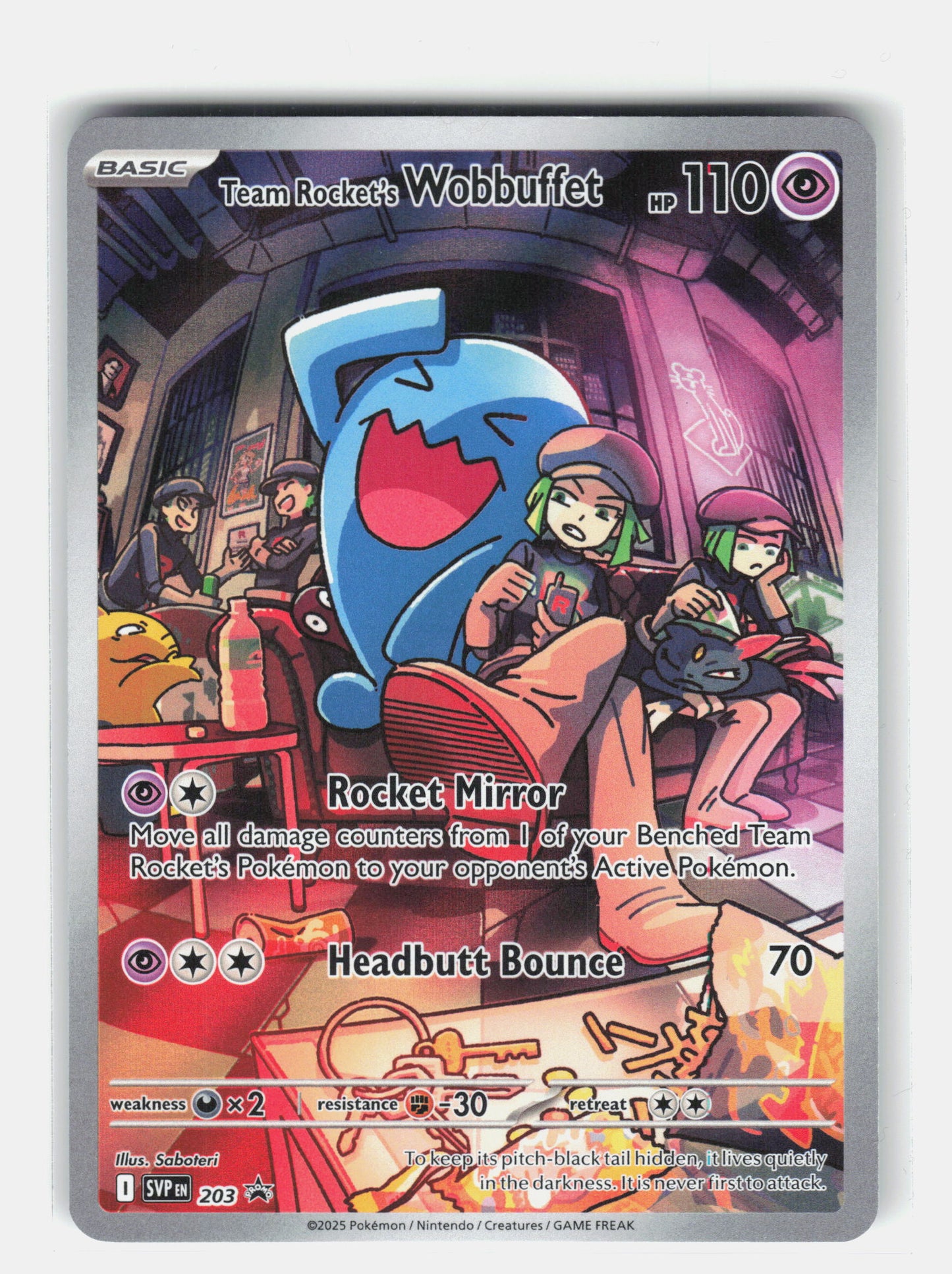 SV: Scarlet & Violet Promo Cards #203 Team Rocket's Wobbuffet