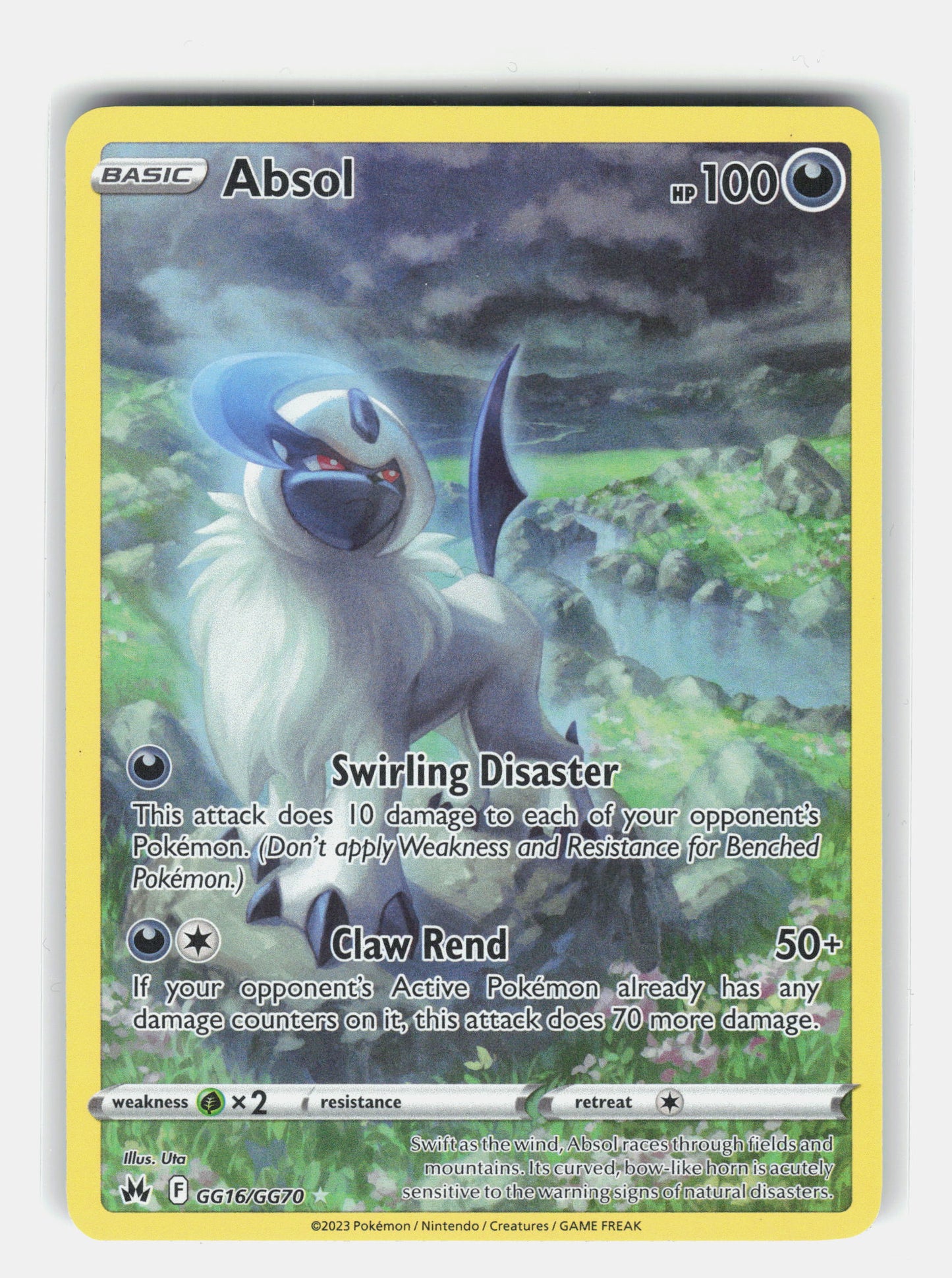 SWSH: Crown Zenith: Galarian Gallery #GG16/GG70 Absol