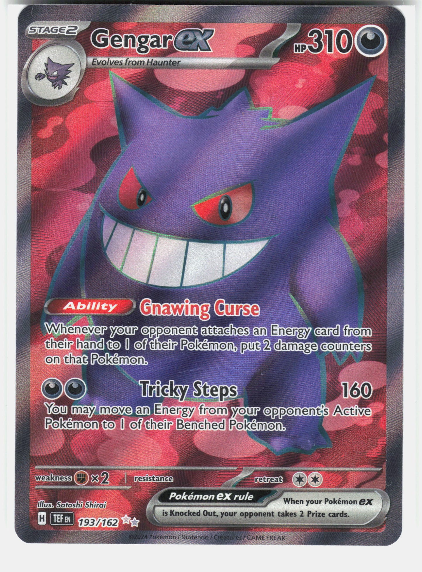 SV05: Temporal Forces #193/162 Gengar ex
