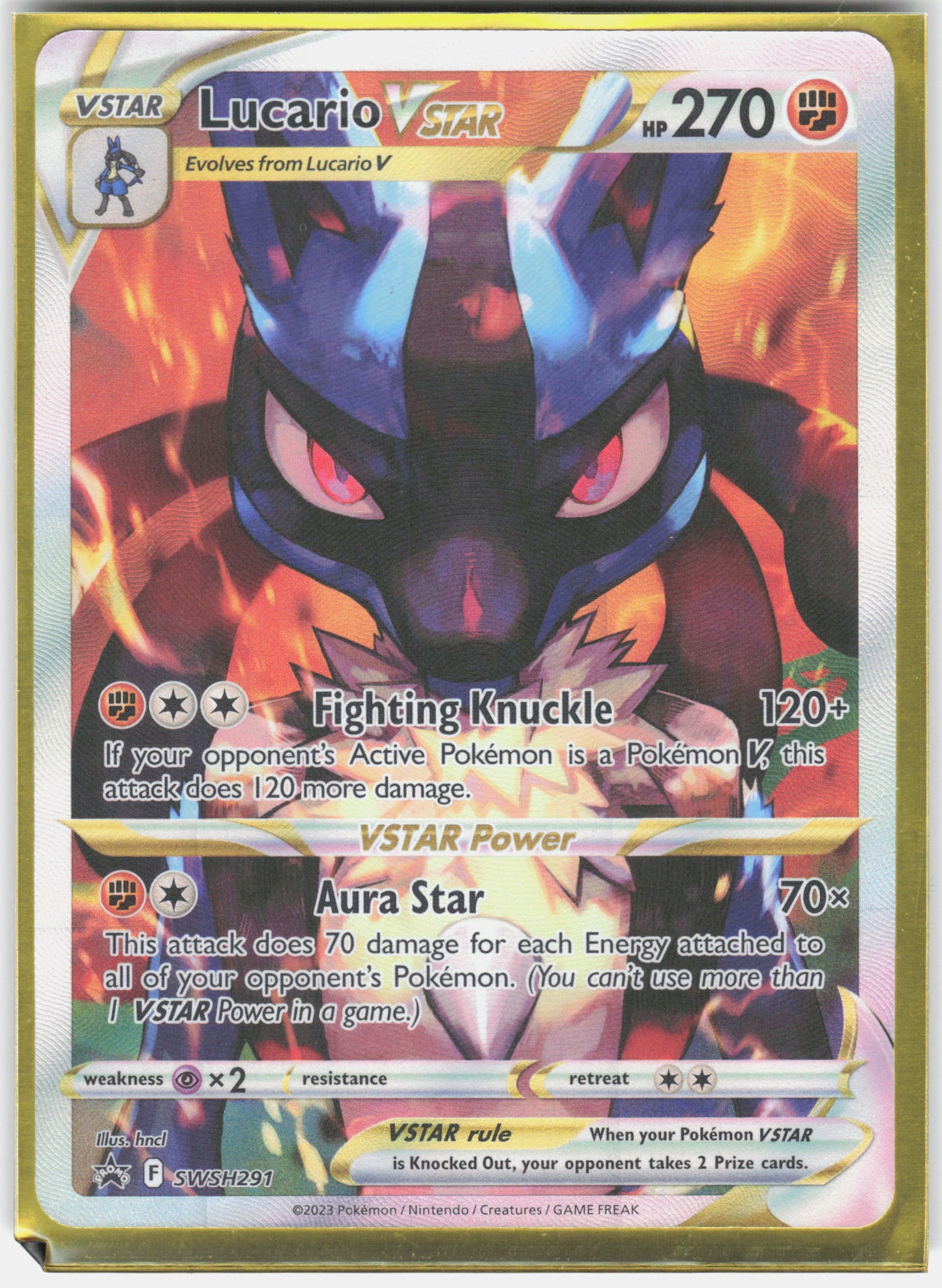 SWSH: Sword & Shield Promo Cards #SWSH291 Lucario VSTAR