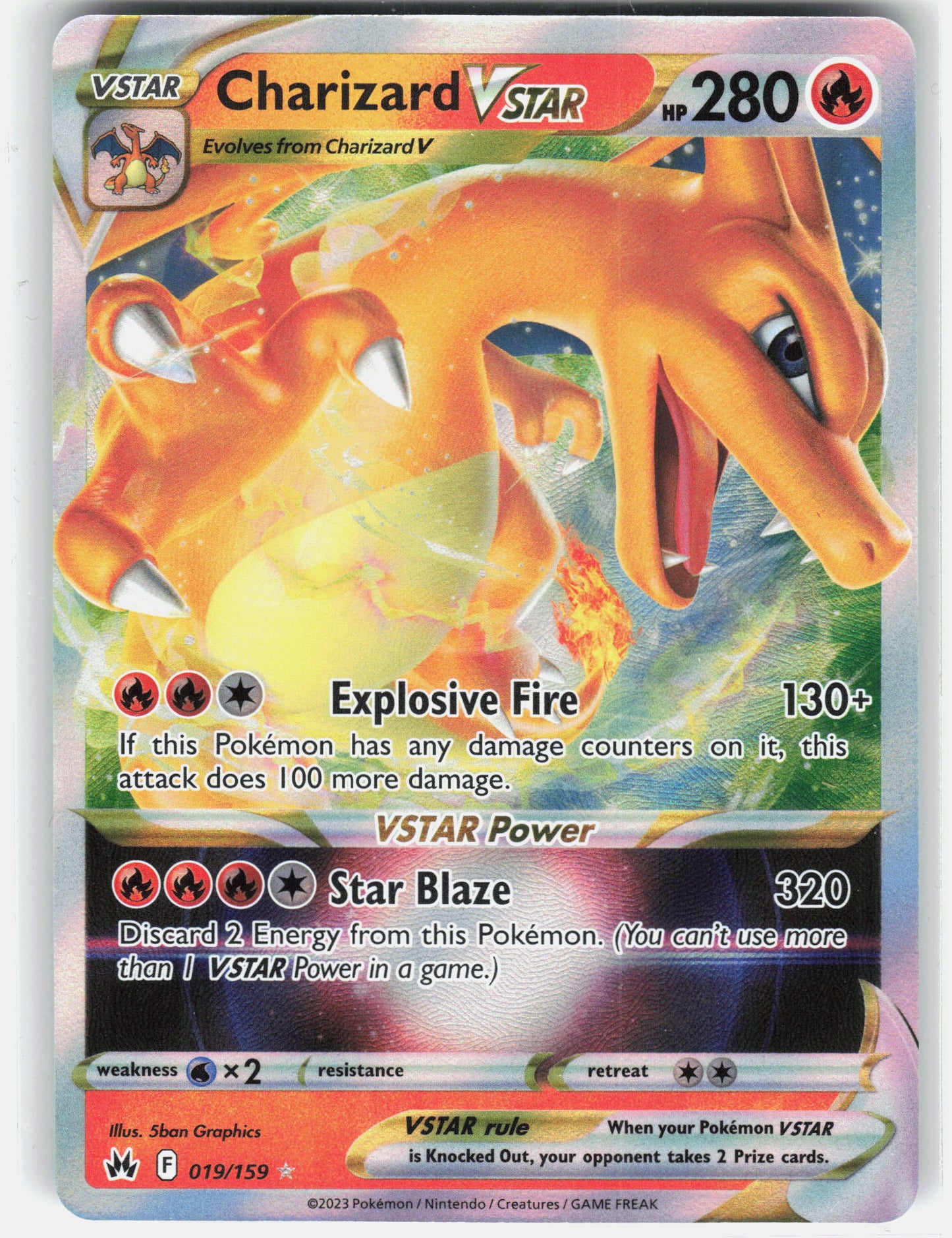 SWSH: Crown Zenith #019/159 Charizard VSTAR