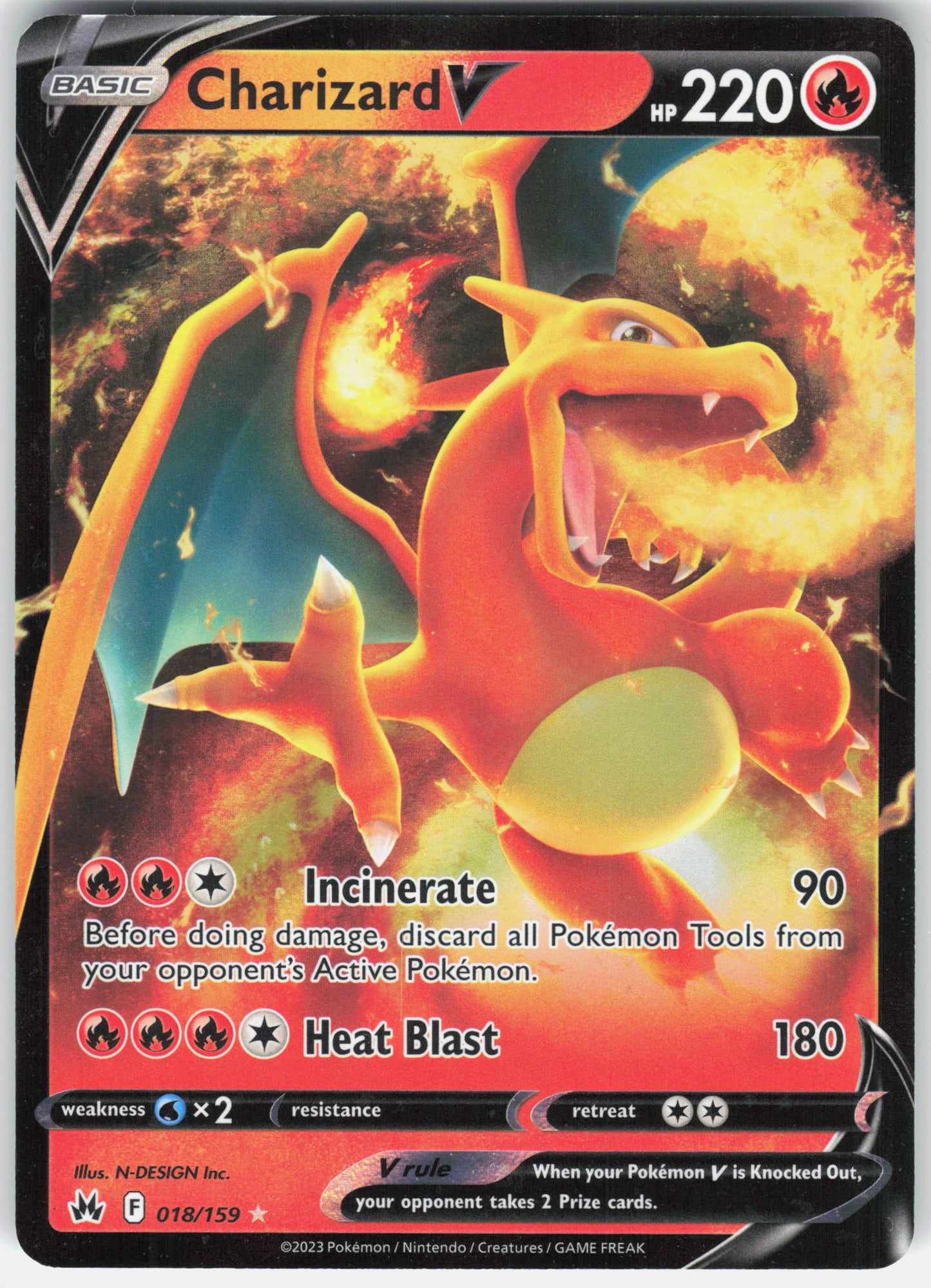 SWSH: Crown Zenith #018/159 Charizard V