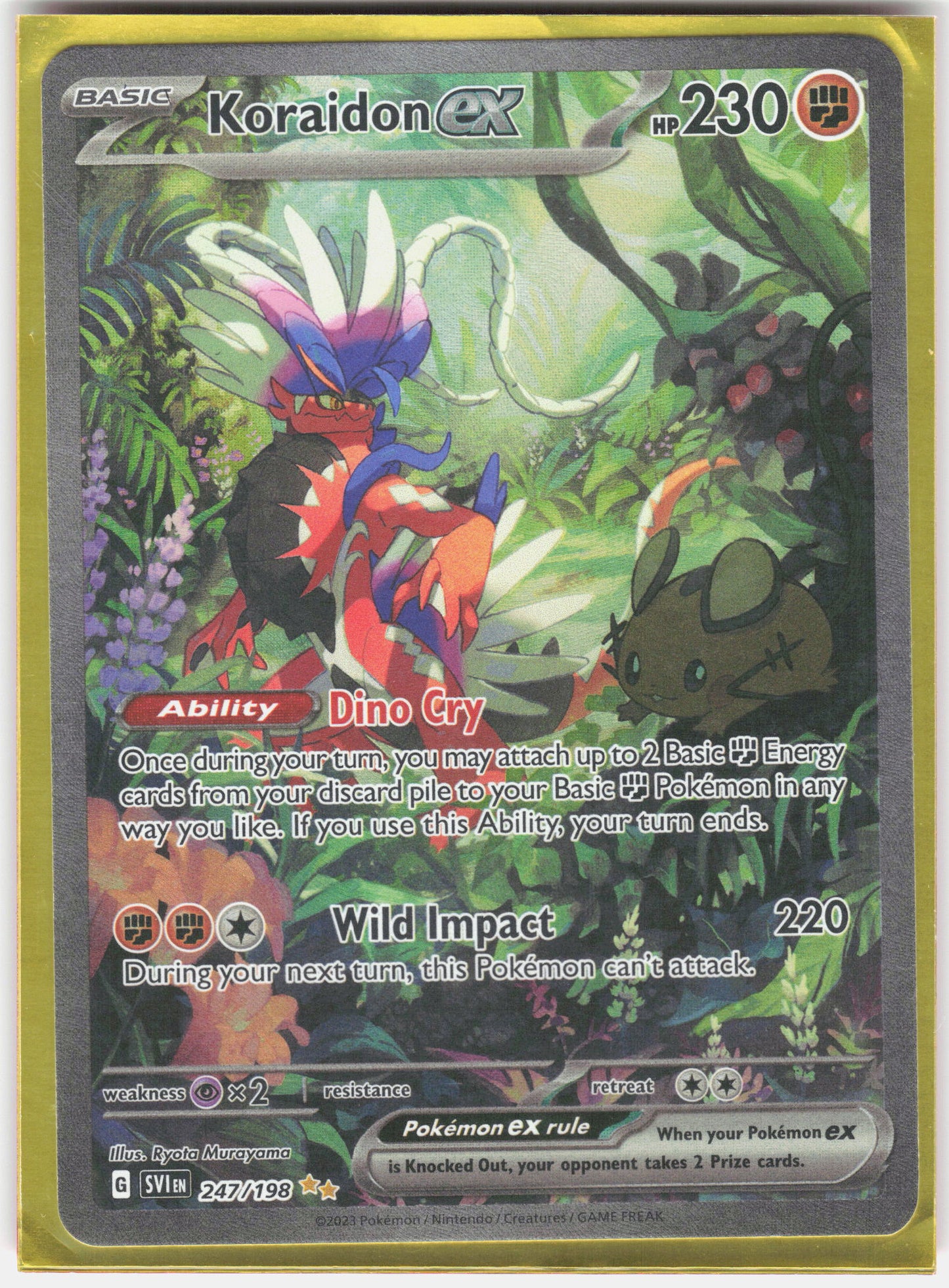 SV01: Scarlet & Violet Base Set #247/198 Koraidon ex
