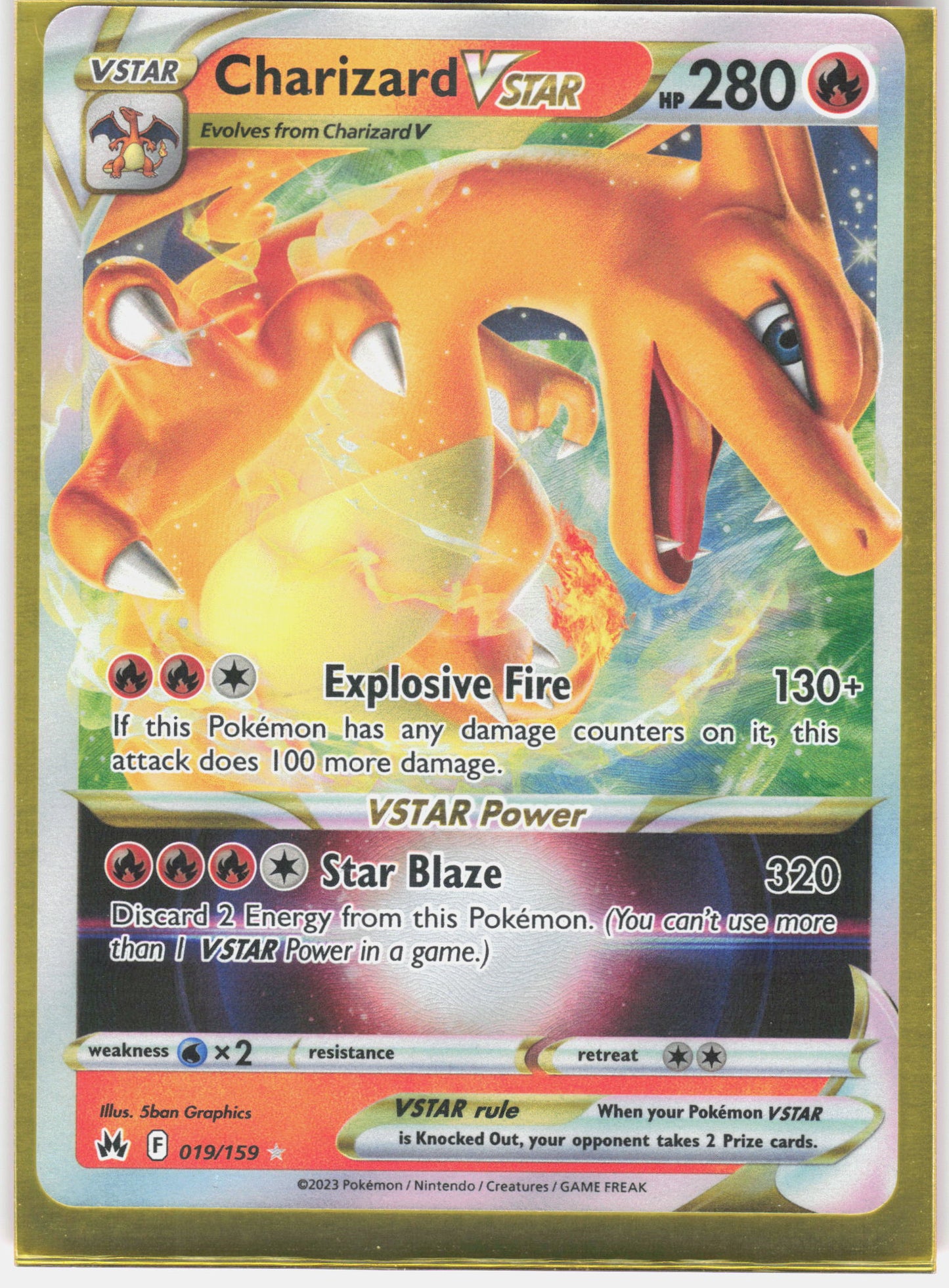 SWSH: Crown Zenith #019/159 Charizard VSTAR