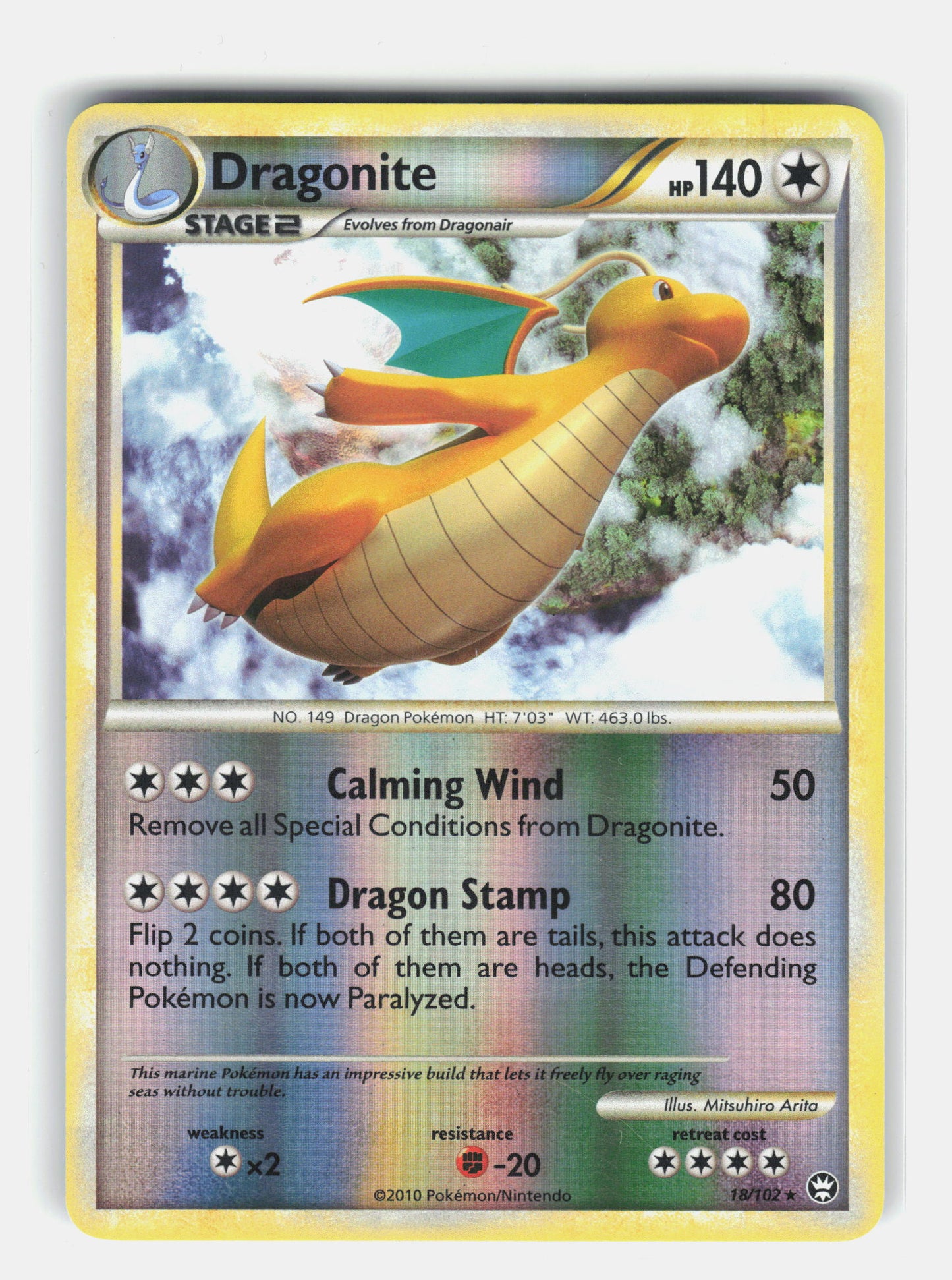 Triumphant #18/102 Dragonite