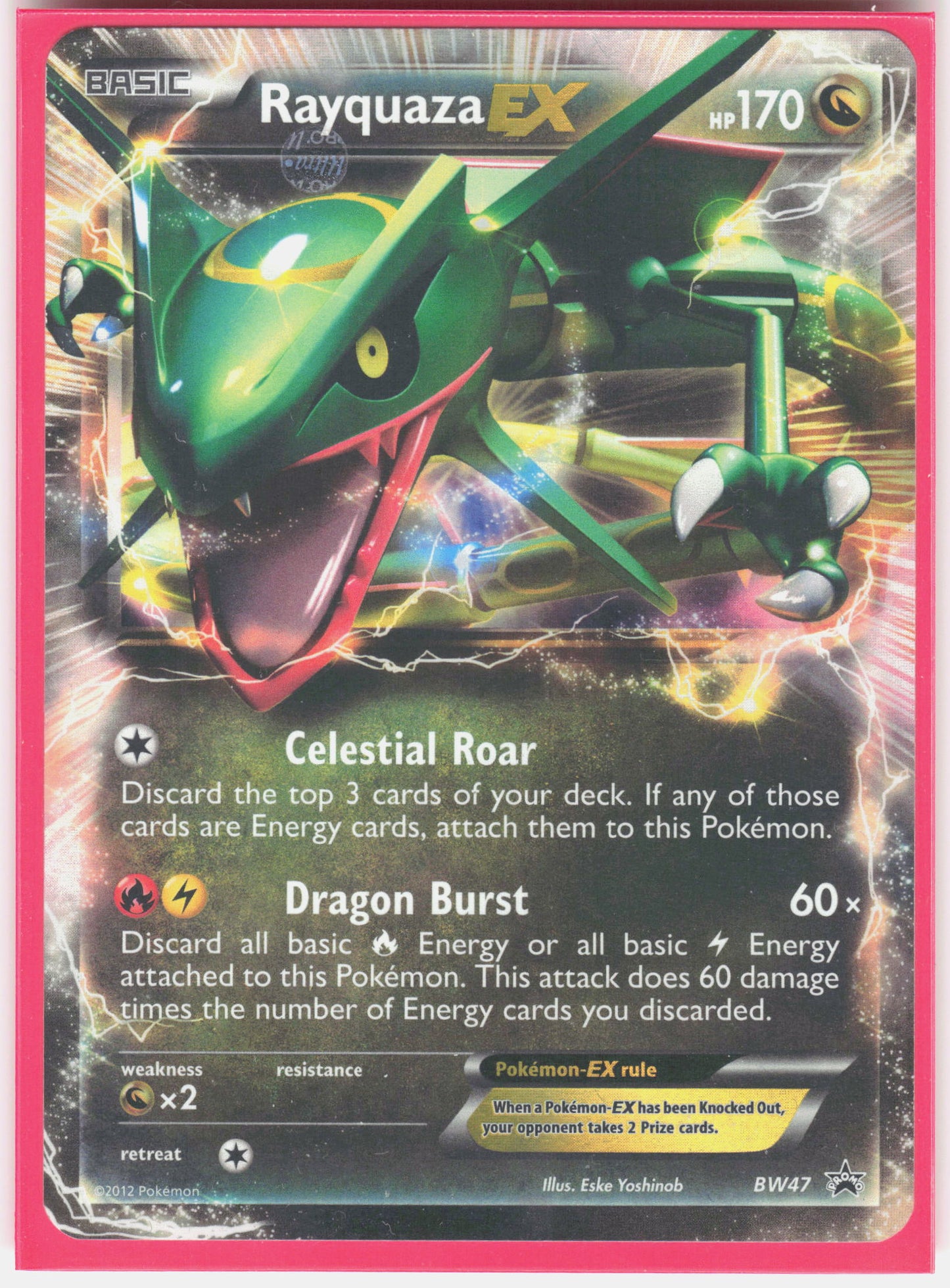 Black and White Promos #BW47 Rayquaza EX -BW47