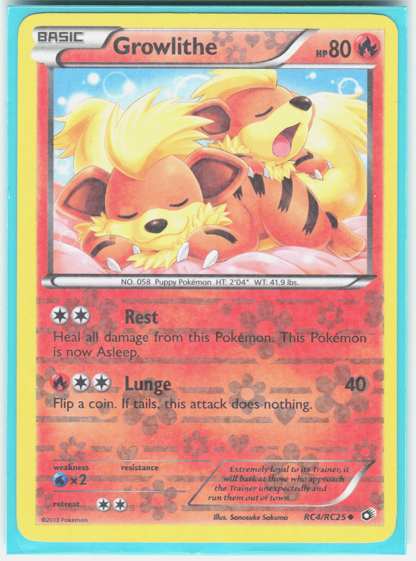 Legendary Treasures: Radiant Collection #RC4/RC25 Growlithe