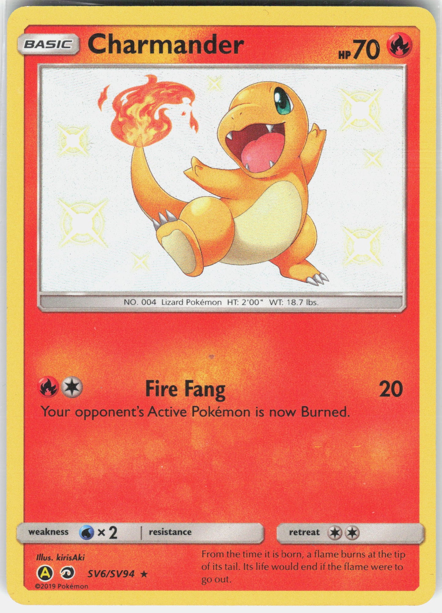 Hidden Fates: Shiny Vault #SV6/SV94 Charmander