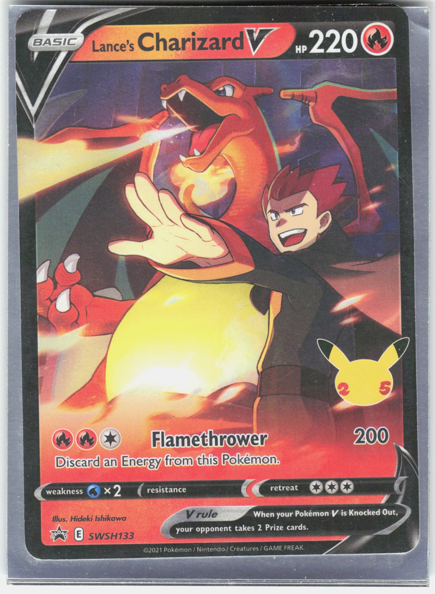 SWSH: Sword & Shield Promo Cards #SWSH133 Lance's Charizard V