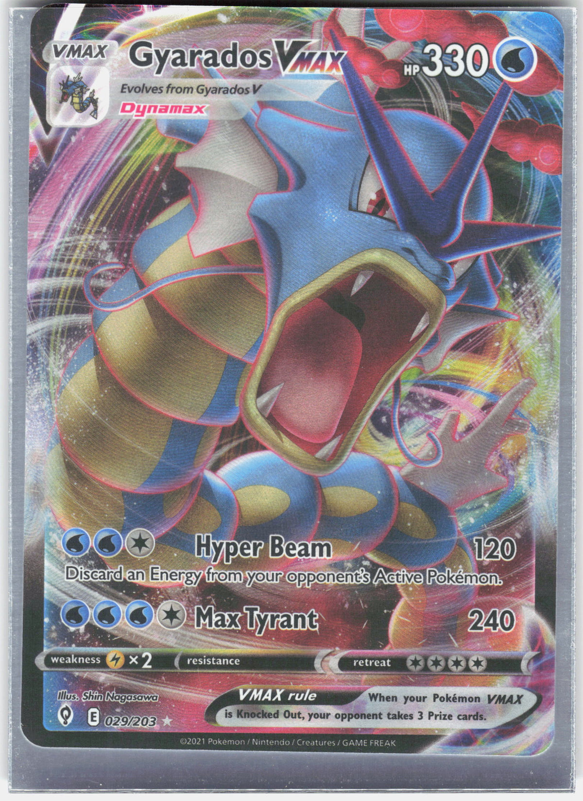 SWSH07: Evolving Skies #029/203 Gyarados VMAX