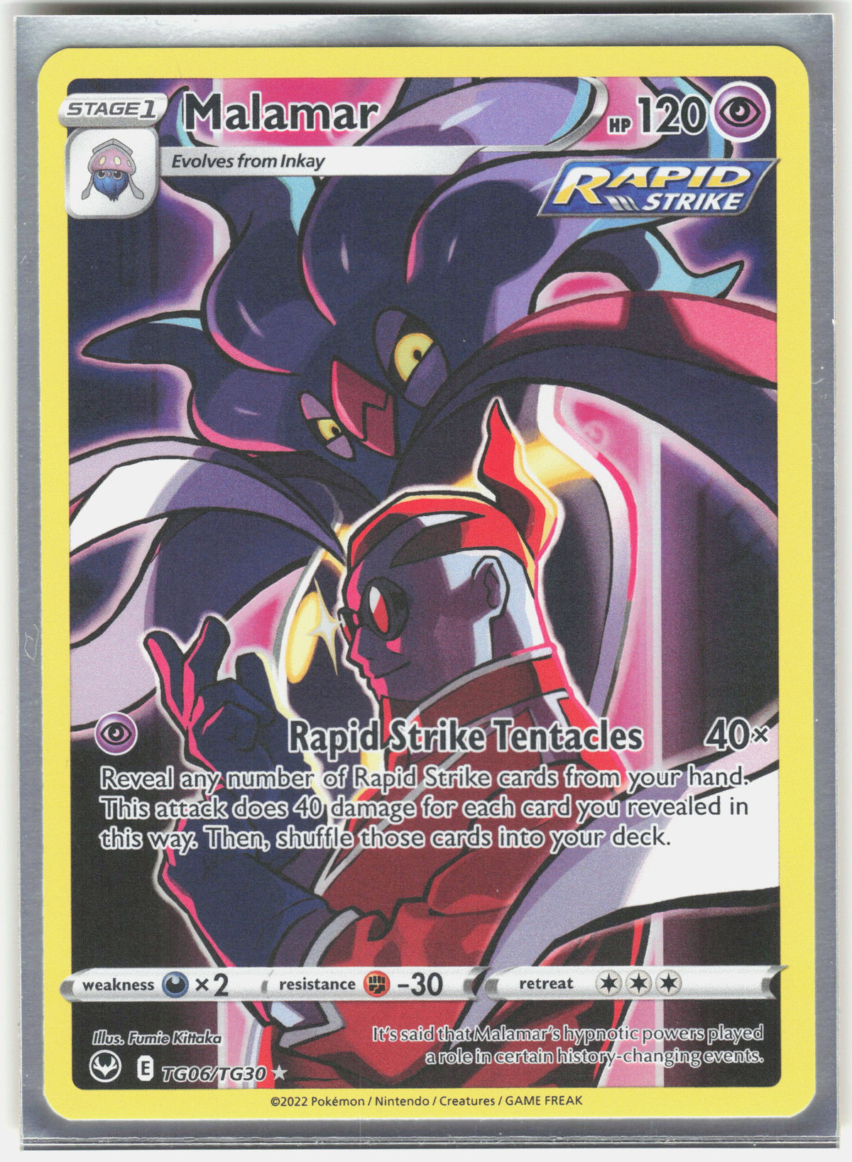 SWSH12: Silver Tempest Trainer Gallery #TG06/TG30 Malamar