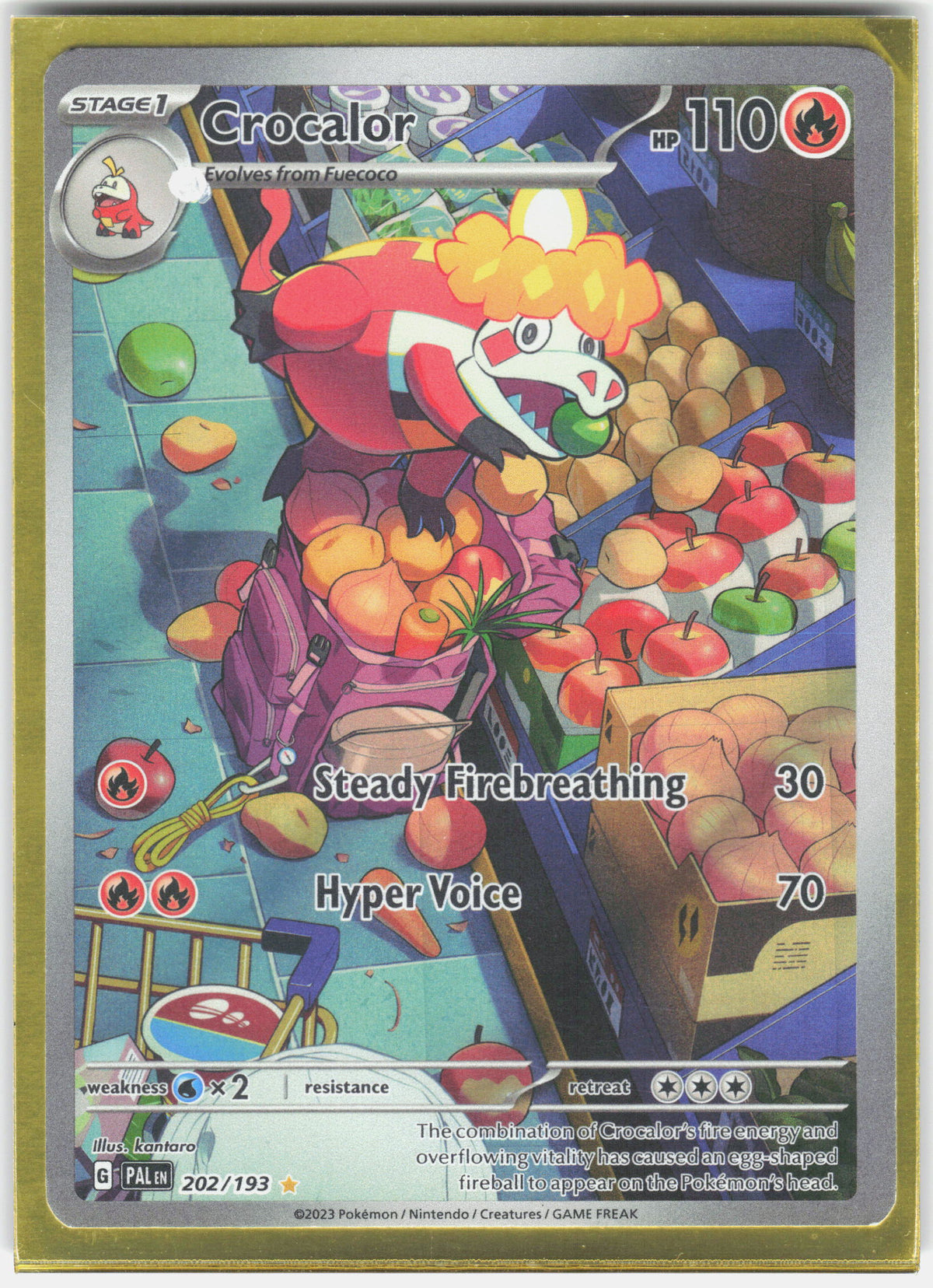 SV02: Paldea Evolved #202/193 Crocalor