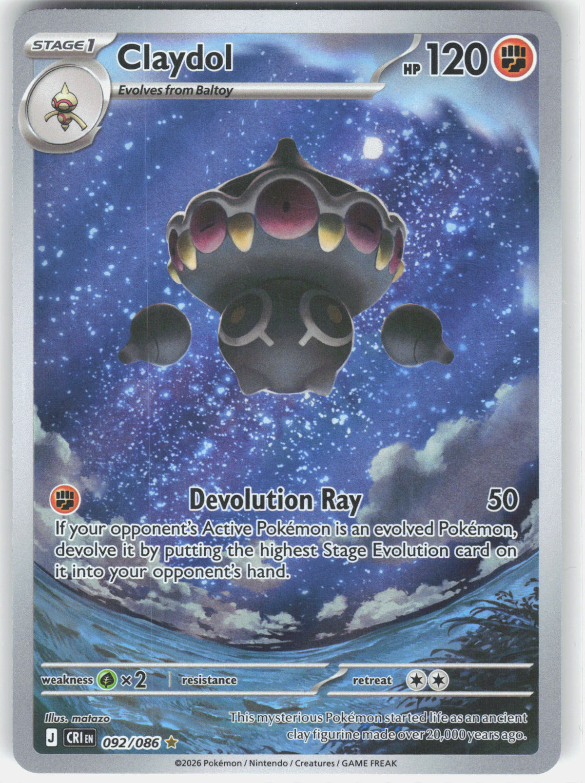 ME04: Chaos Rising #092/086 Claydol
