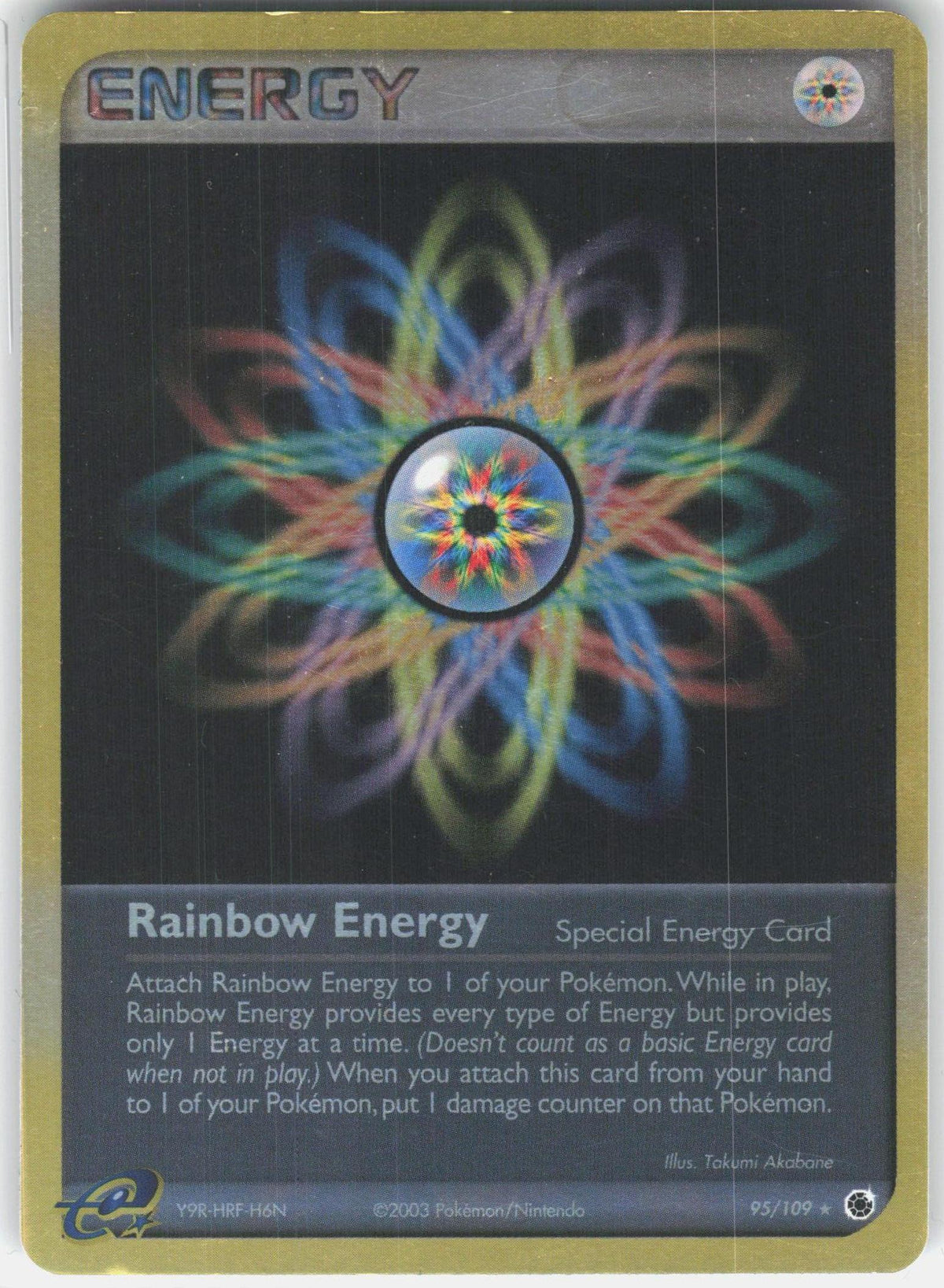 Ruby and Sapphire #95/109 Rainbow Energy
