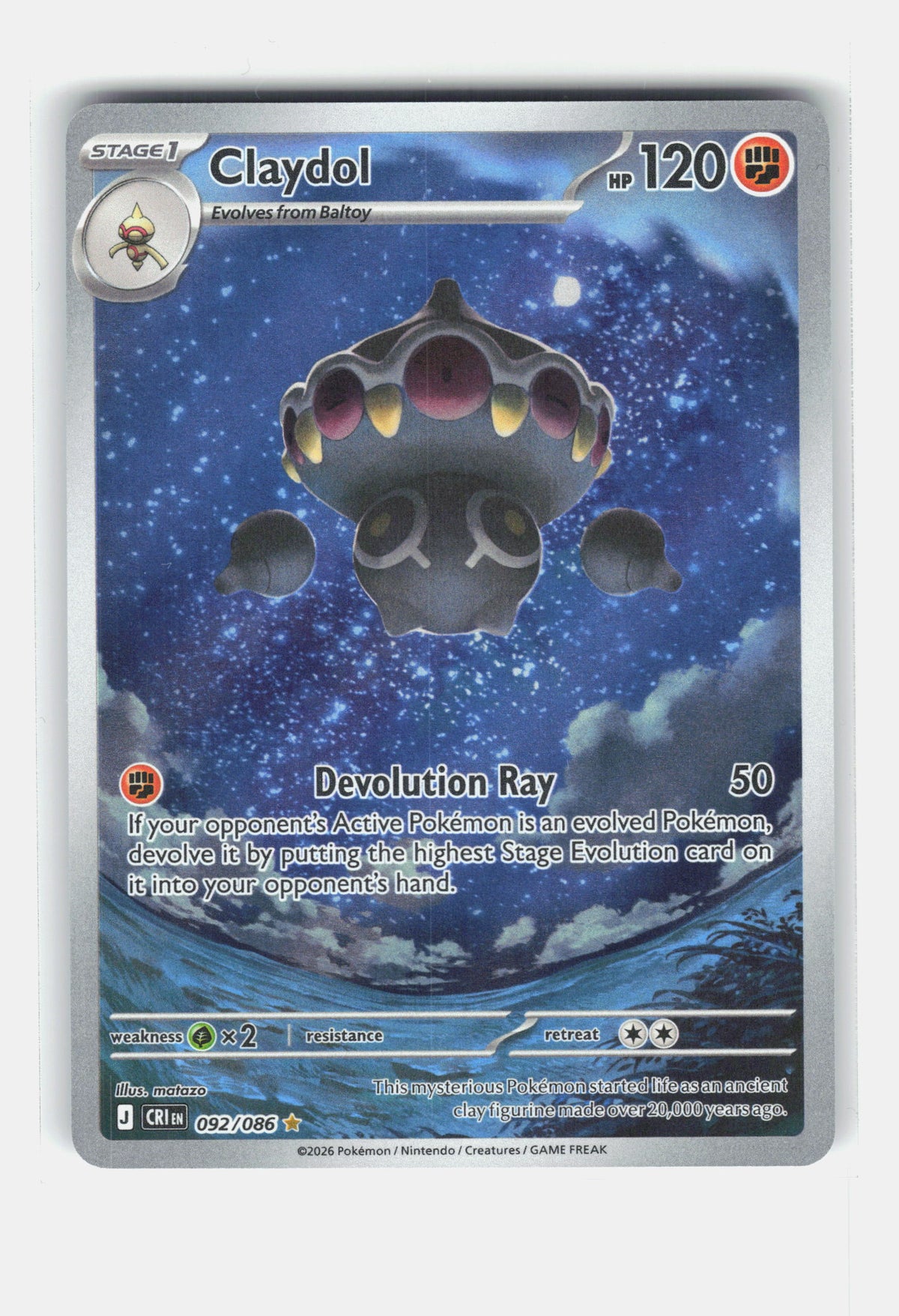 ME04: Chaos Rising #092/086 Claydol