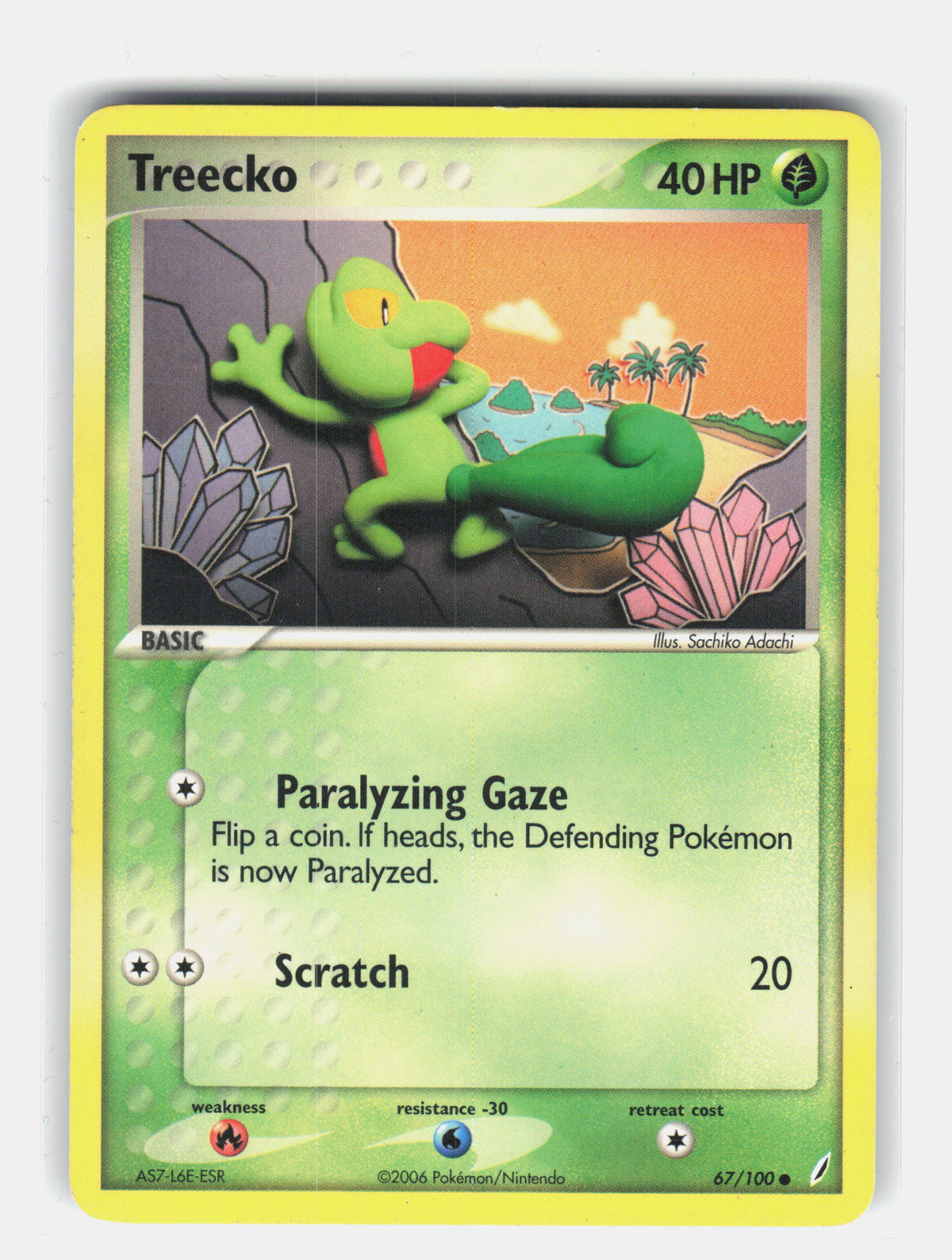 EX Crystal Guardians #67/100 Treecko