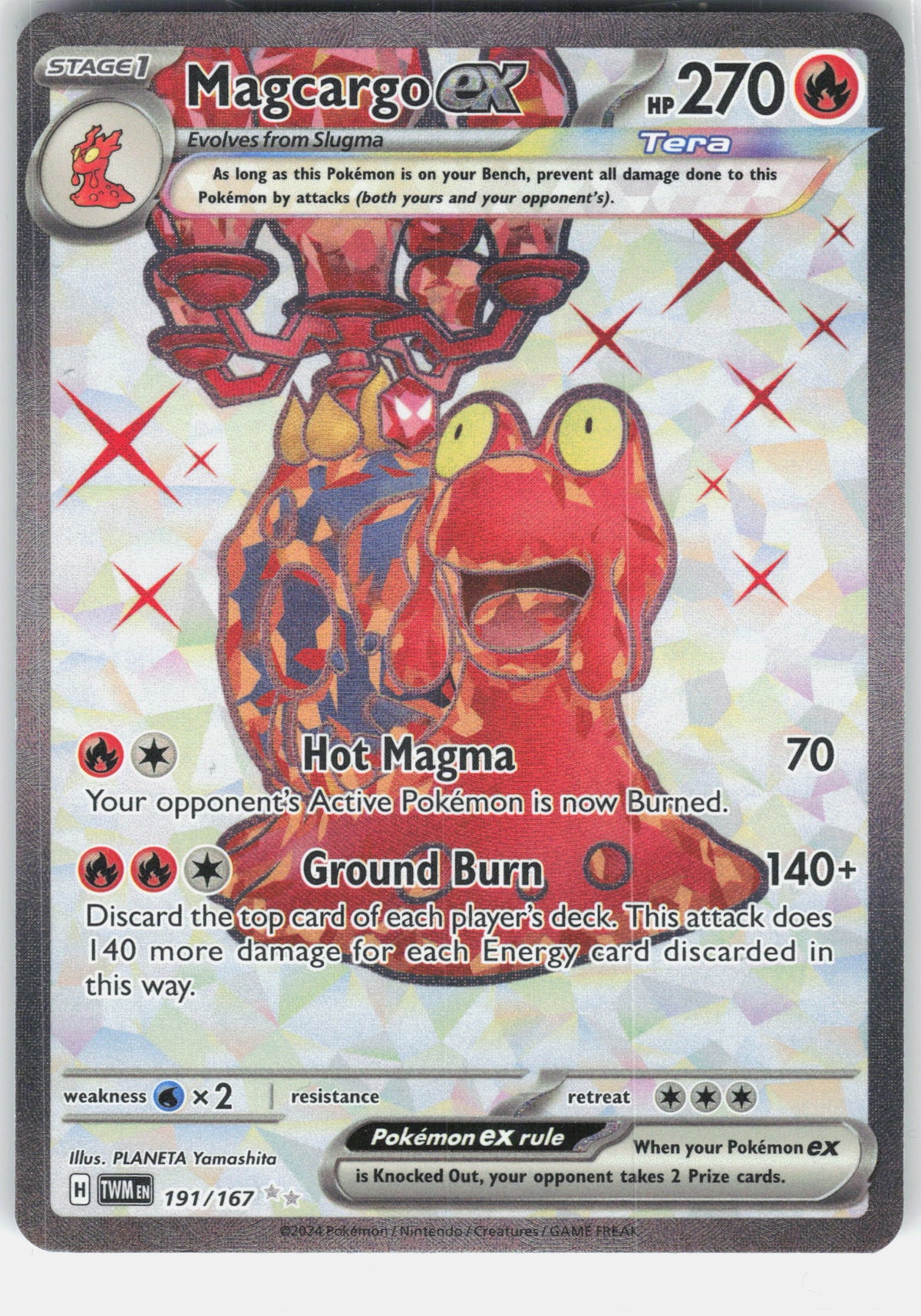 SV06: Twilight Masquerade #191/167 Magcargo ex