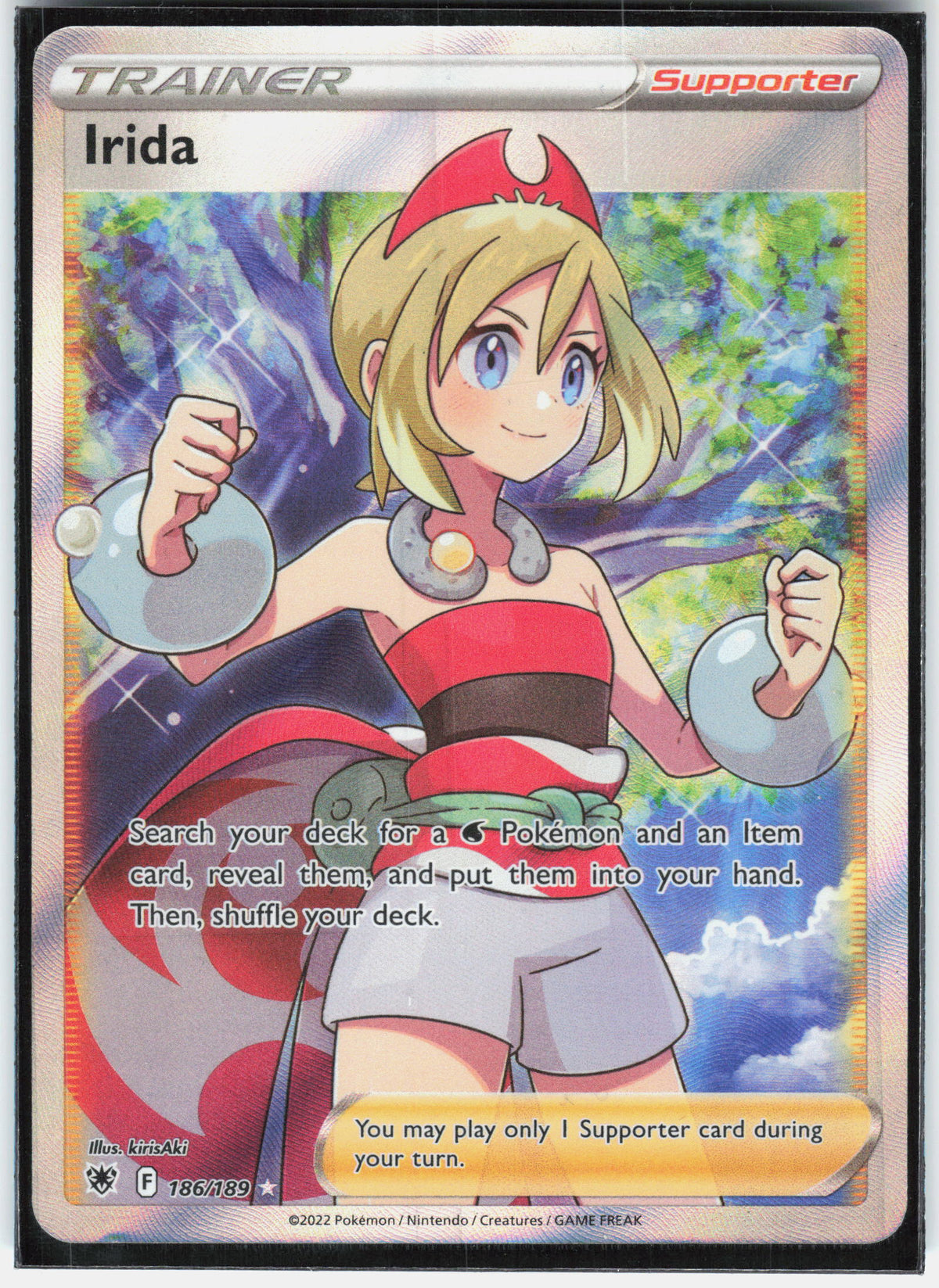 SWSH10: Astral Radiance #186/189 Irida (Full Art)