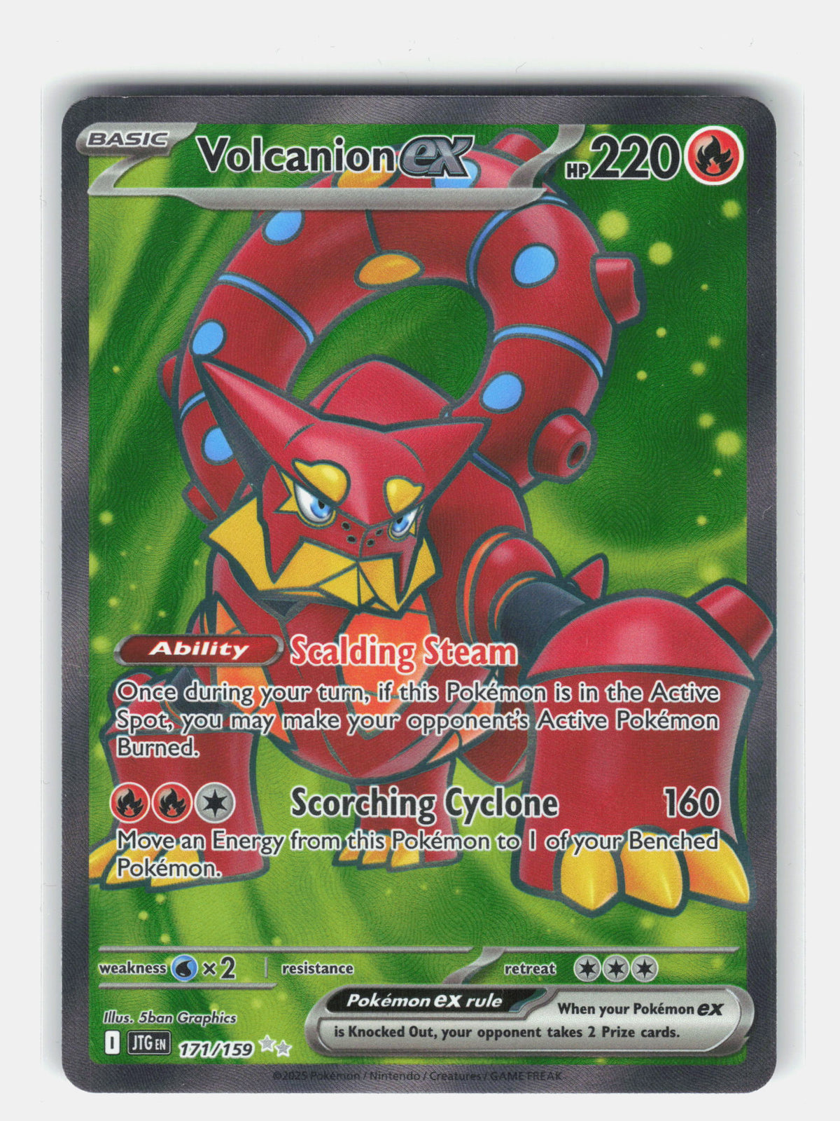 SV09: Journey Together #171/159 Volcanion ex