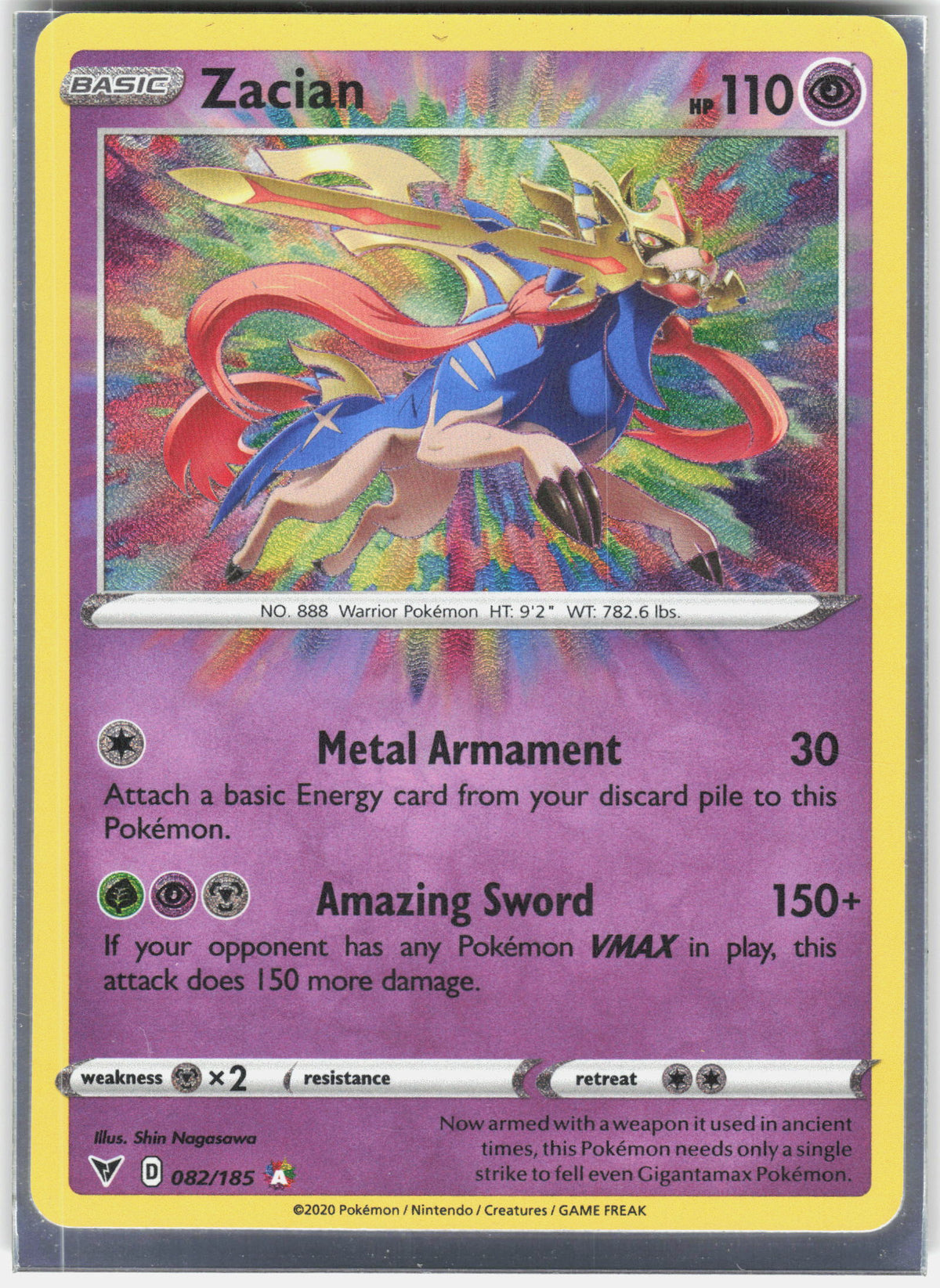 SWSH04: Vivid Voltage #082/185 Zacian