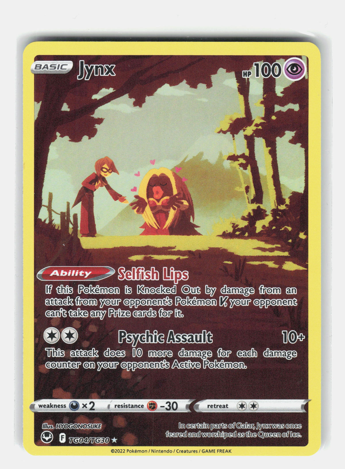 SWSH12: Silver Tempest Trainer Gallery #TG04/TG30 Jynx