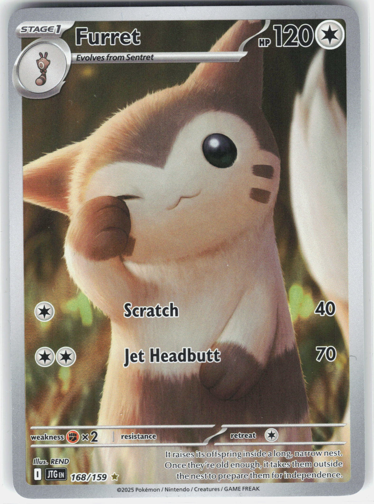 SV09: Journey Together #168/159 Furret