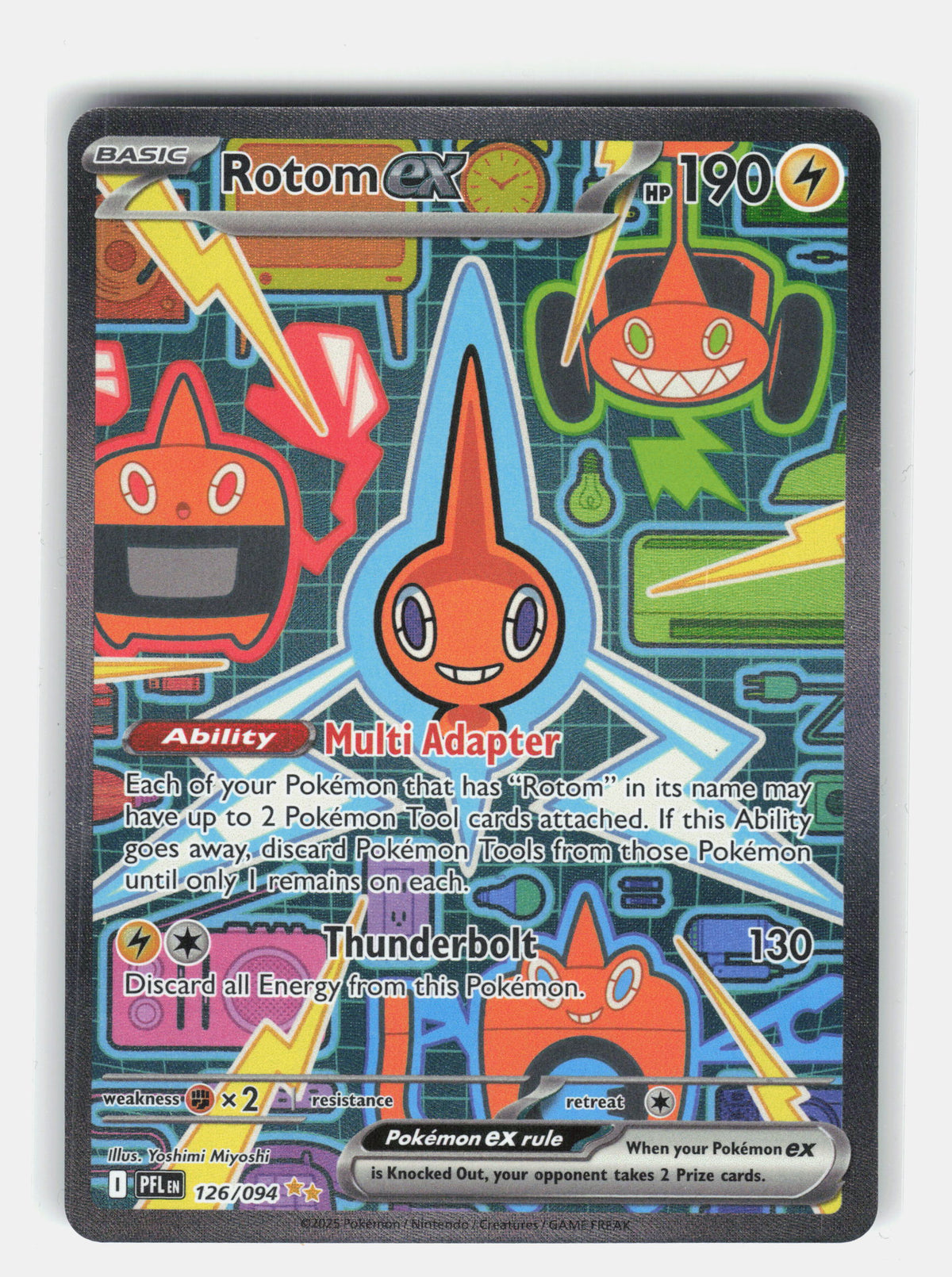 ME02: Phantasmal Flames #126/094 Rotom ex