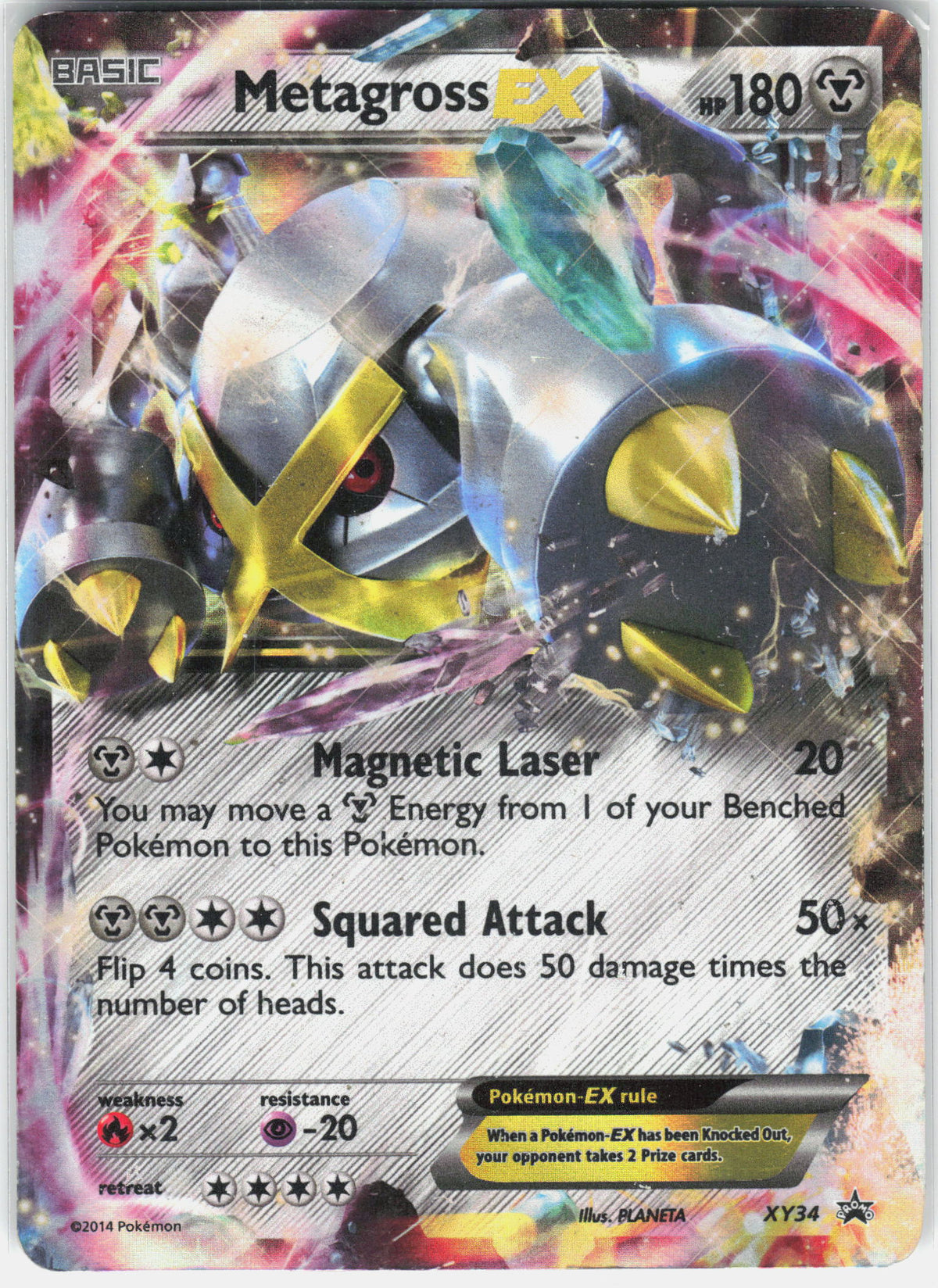 XY Promos #XY34 Metagross EX (Shiny)