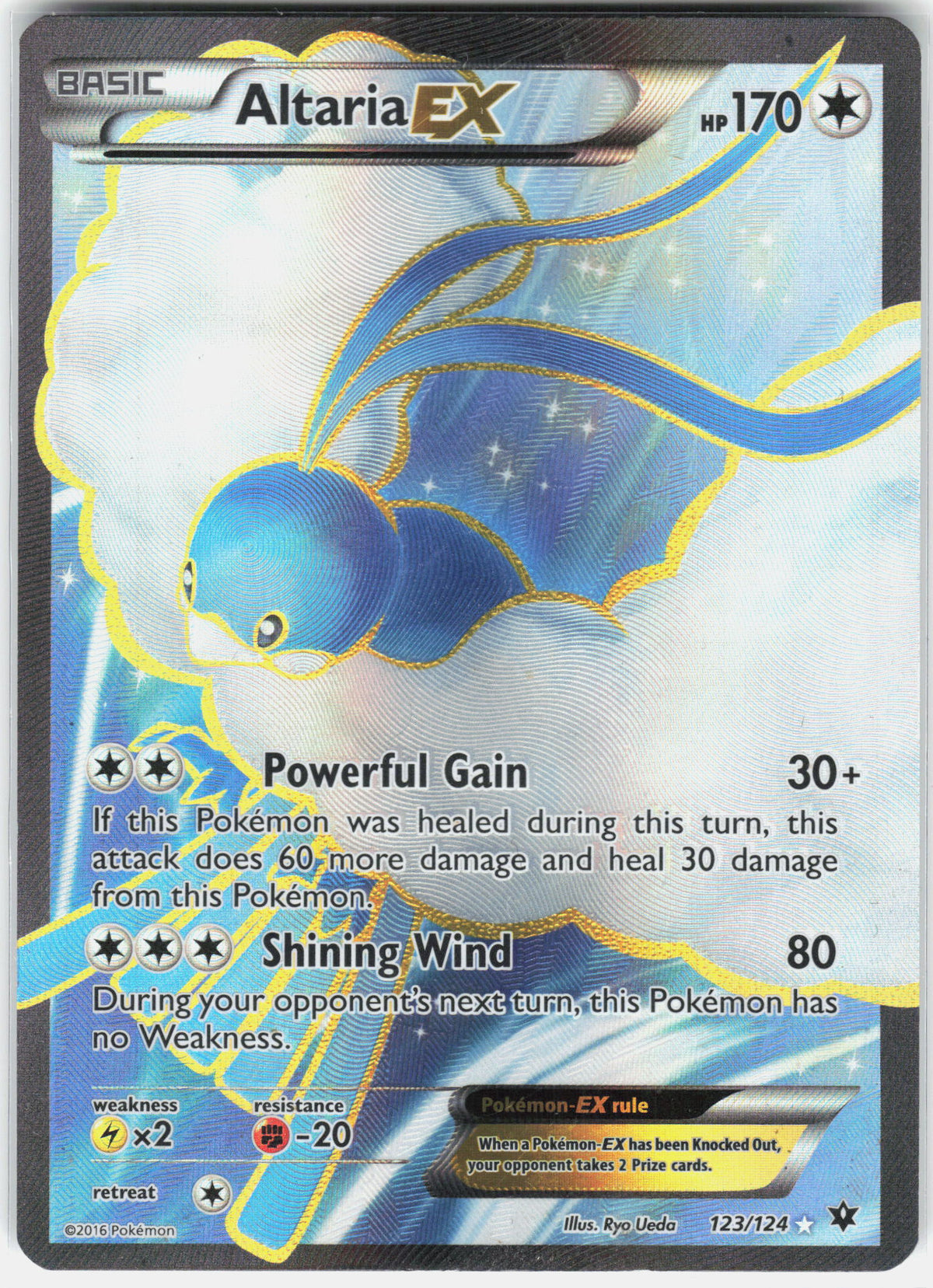 XY - Fates Collide #123/124 Altaria EX (Full Art)