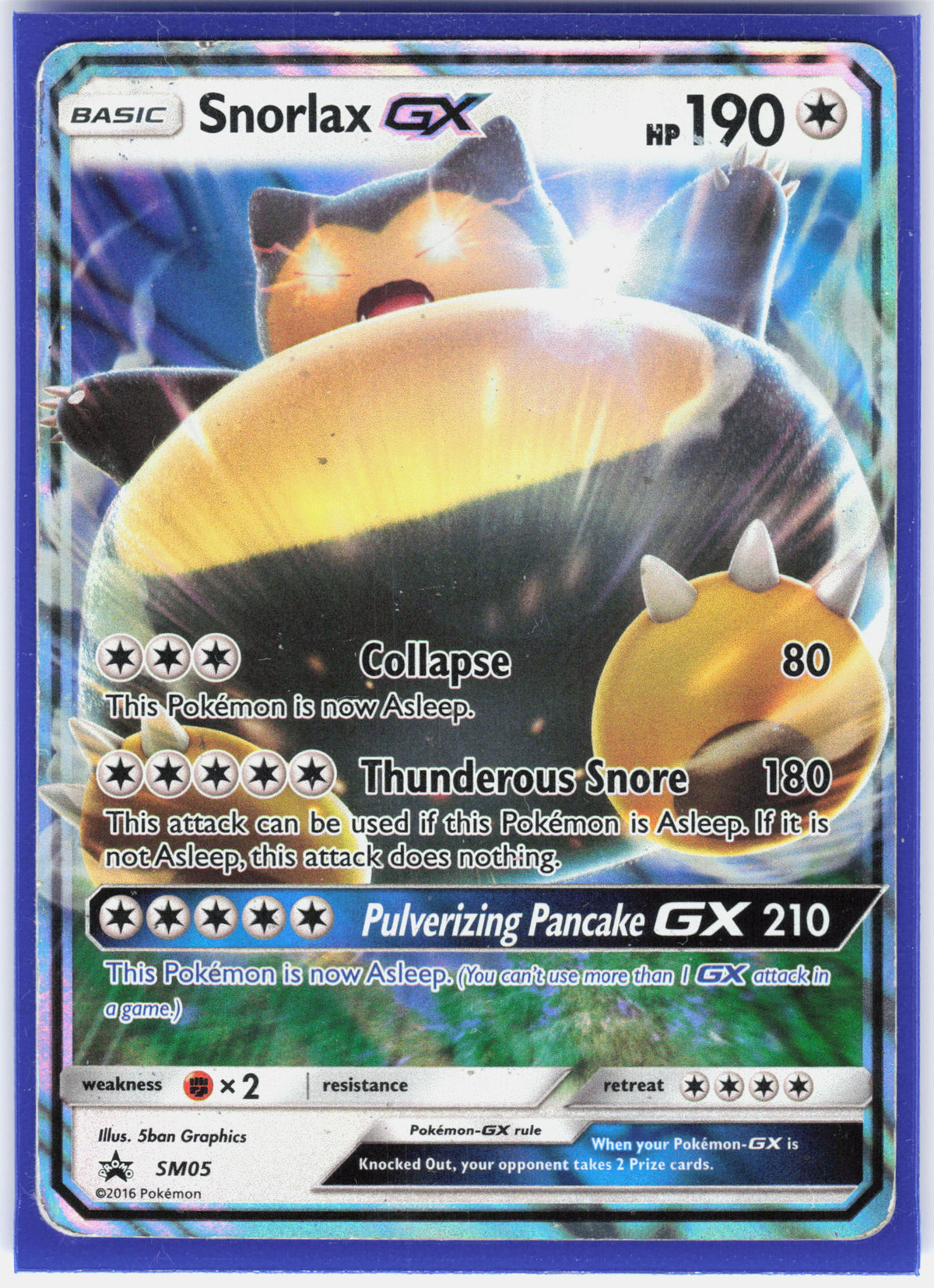 SM-P: Sun & Moon Promos #001/SM-P Snorlax GX