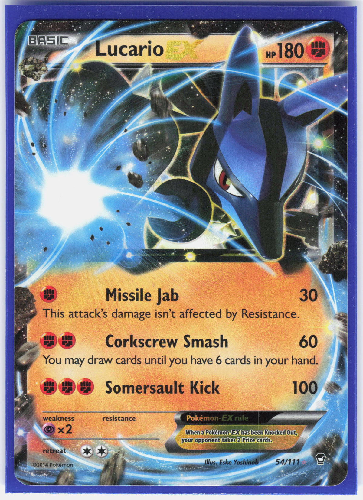 XY - Furious Fists #54/111 Lucario EX