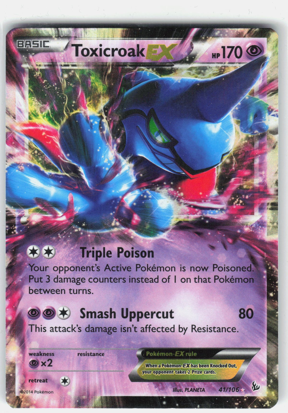 XY - Flashfire #41/106 Toxicroak EX