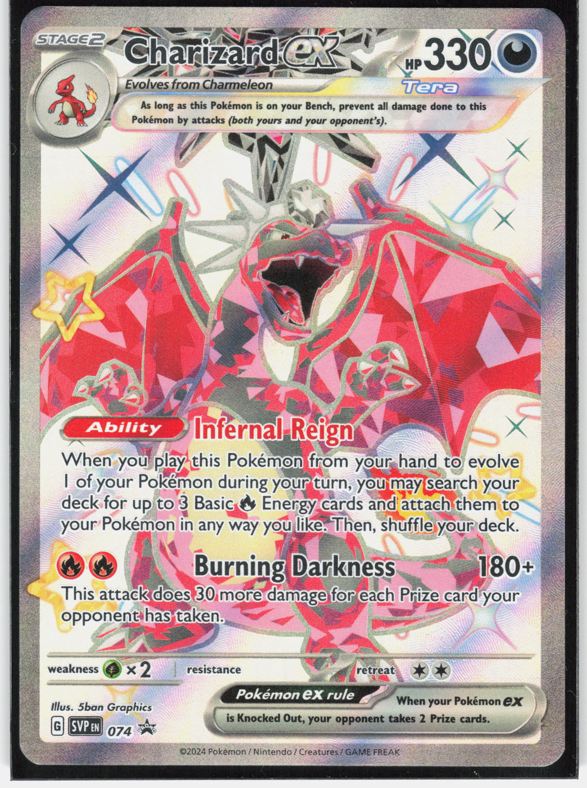 SV: Scarlet & Violet Promo Cards #074 Charizard ex
