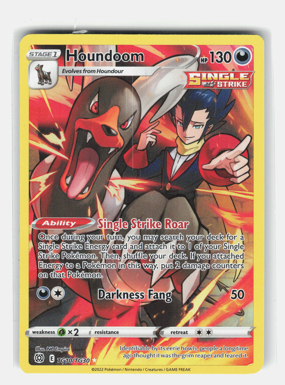 SWSH09: Brilliant Stars Trainer Gallery #TG10/TG30 Houndoom