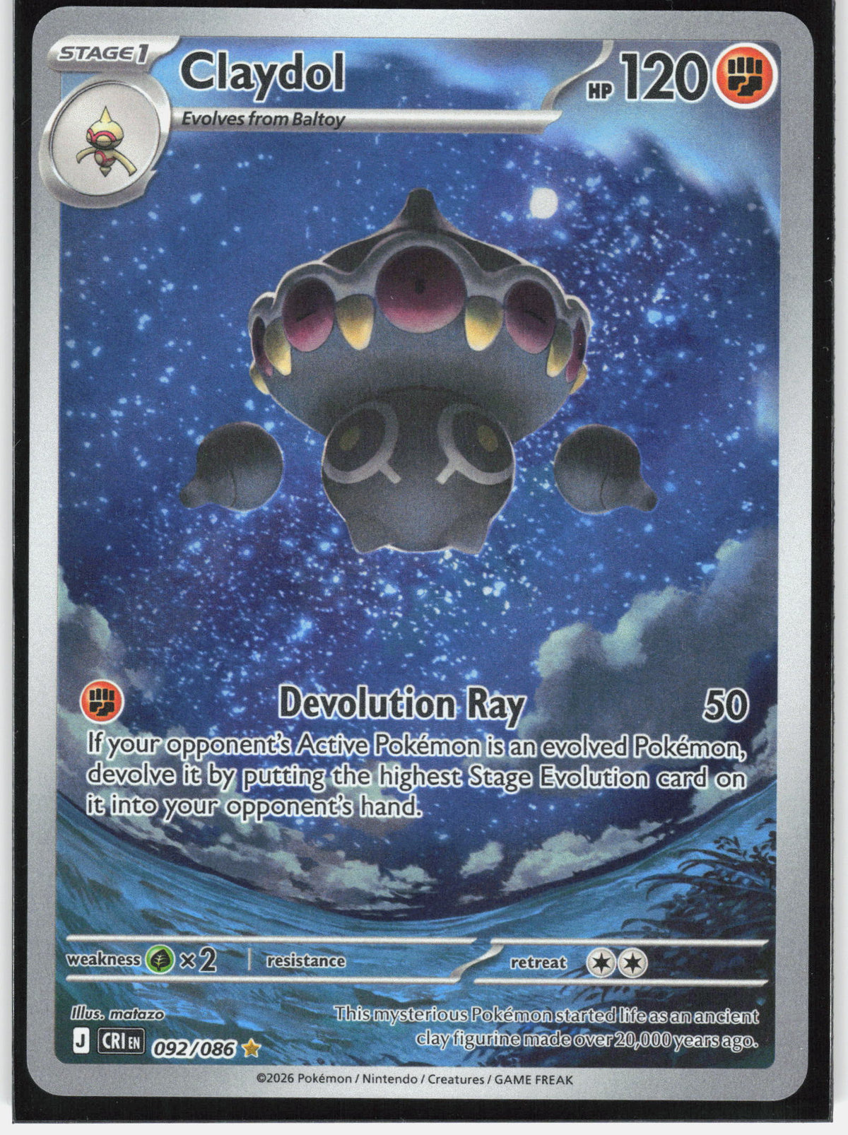 ME04: Chaos Rising #092/086 Claydol