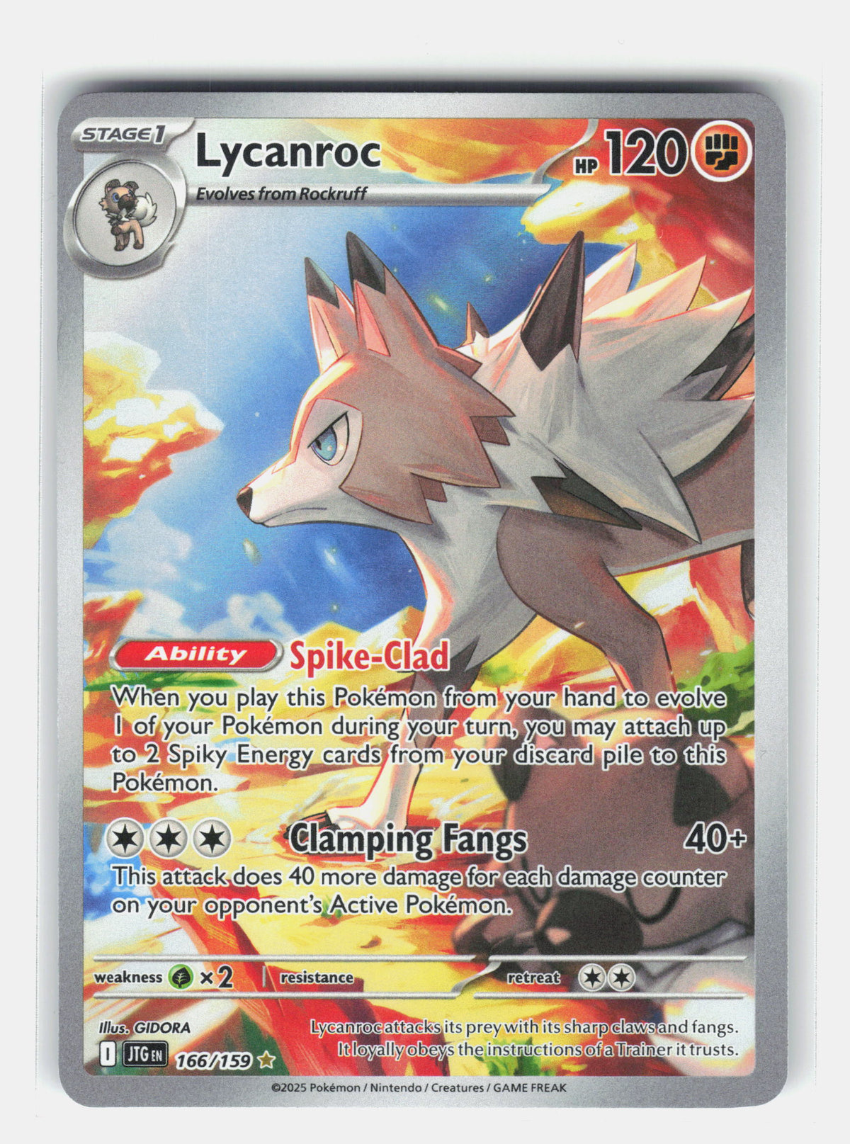 SV09: Journey Together #166/159 Lycanroc