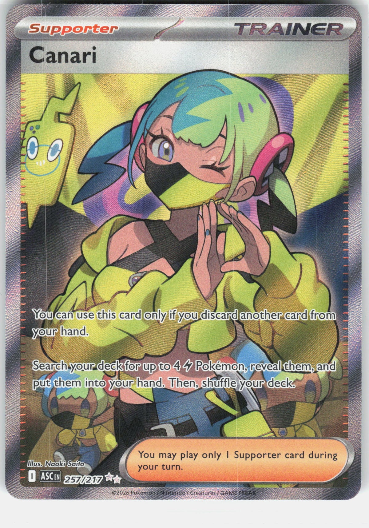ME: Ascended Heroes #257/217 Canari