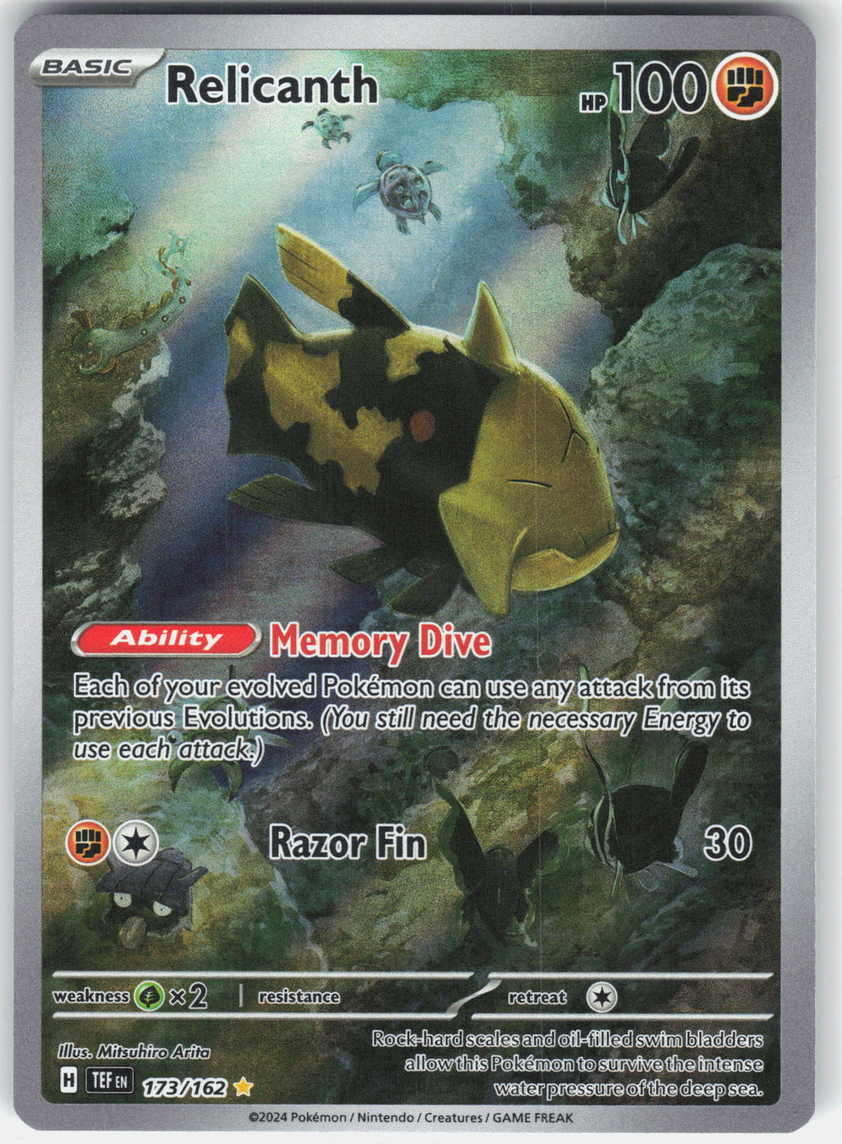SV05: Temporal Forces #173/162 Relicanth