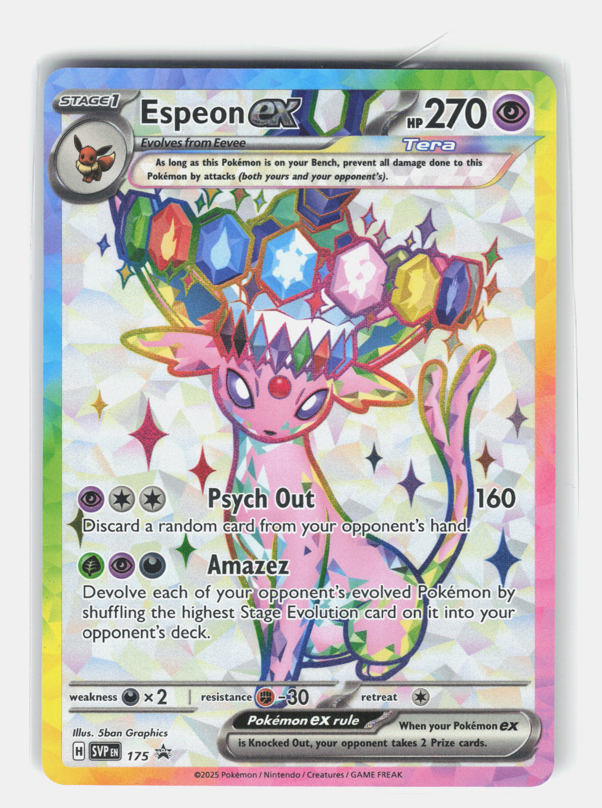 SV: Scarlet & Violet Promo Cards #SVP 175 Espeon ex