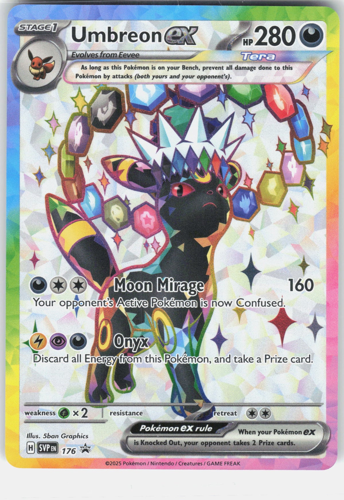 SV: Scarlet & Violet Promo Cards #SVP 176 Umbreon ex