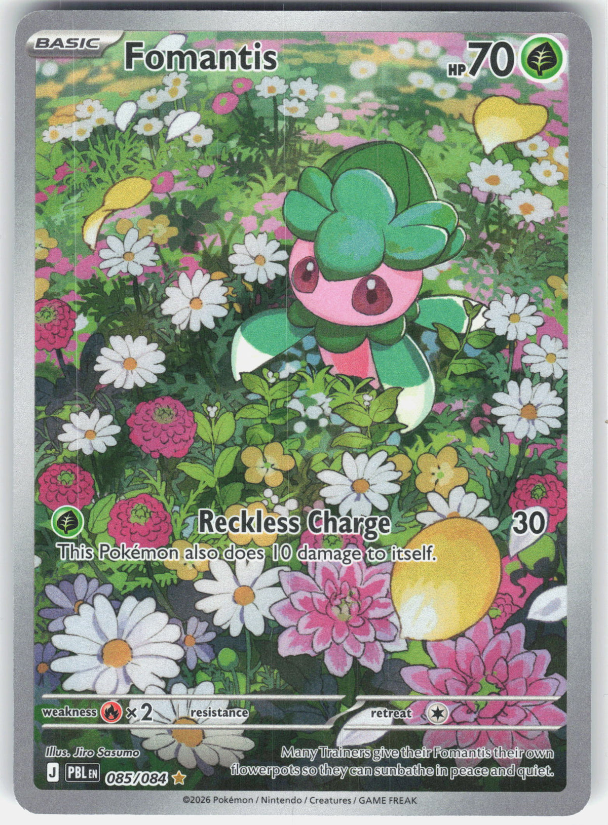 ME05: Pitch Black #085/084 Fomantis