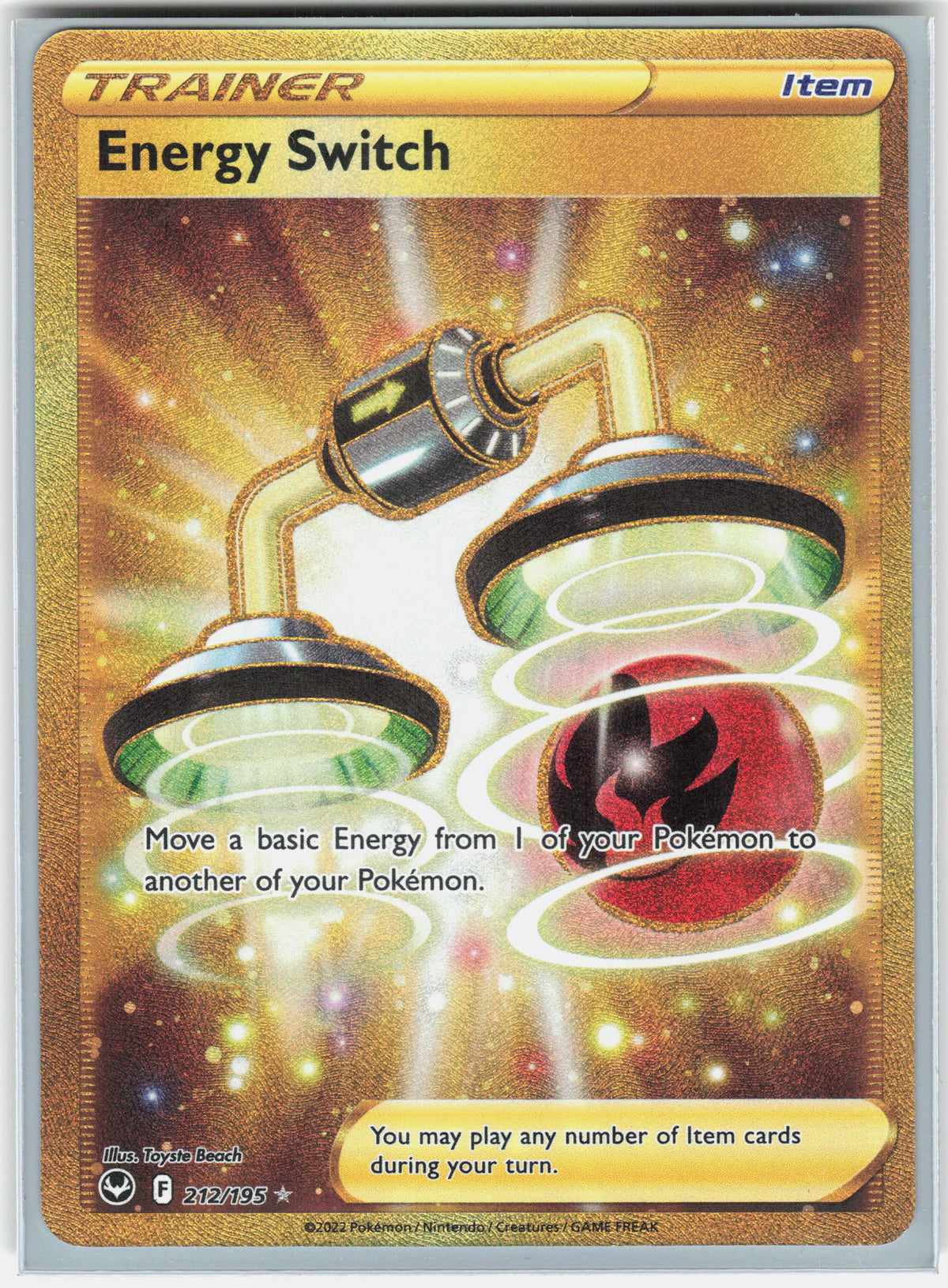 SWSH12: Silver Tempest #212/195 Energy Switch (Secret)
