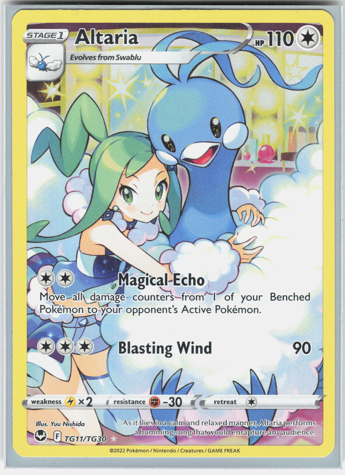 SWSH12: Silver Tempest Trainer Gallery #TG11/TG30 Altaria