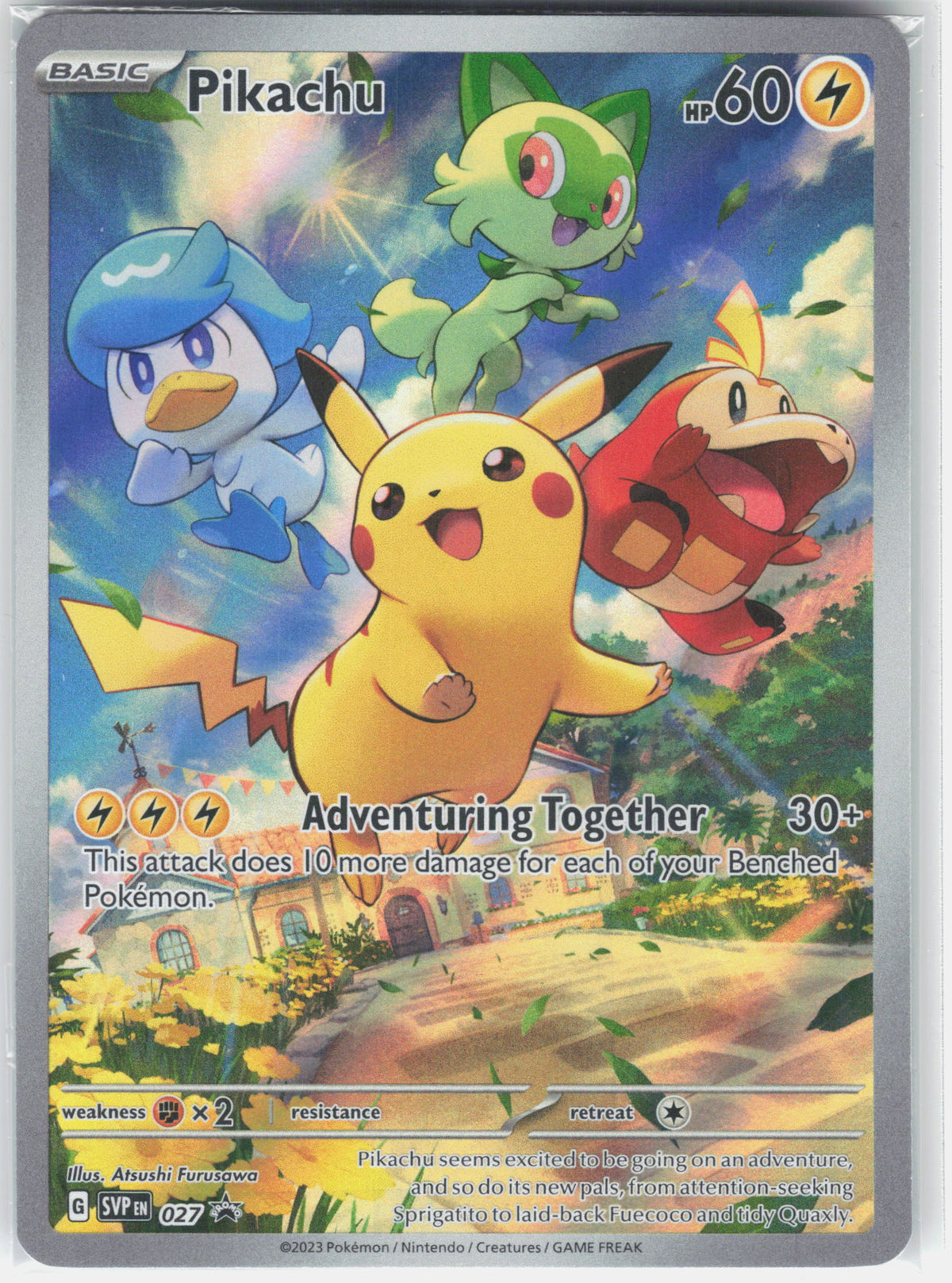 SV: Scarlet & Violet Promo Cards #027 Pikachu