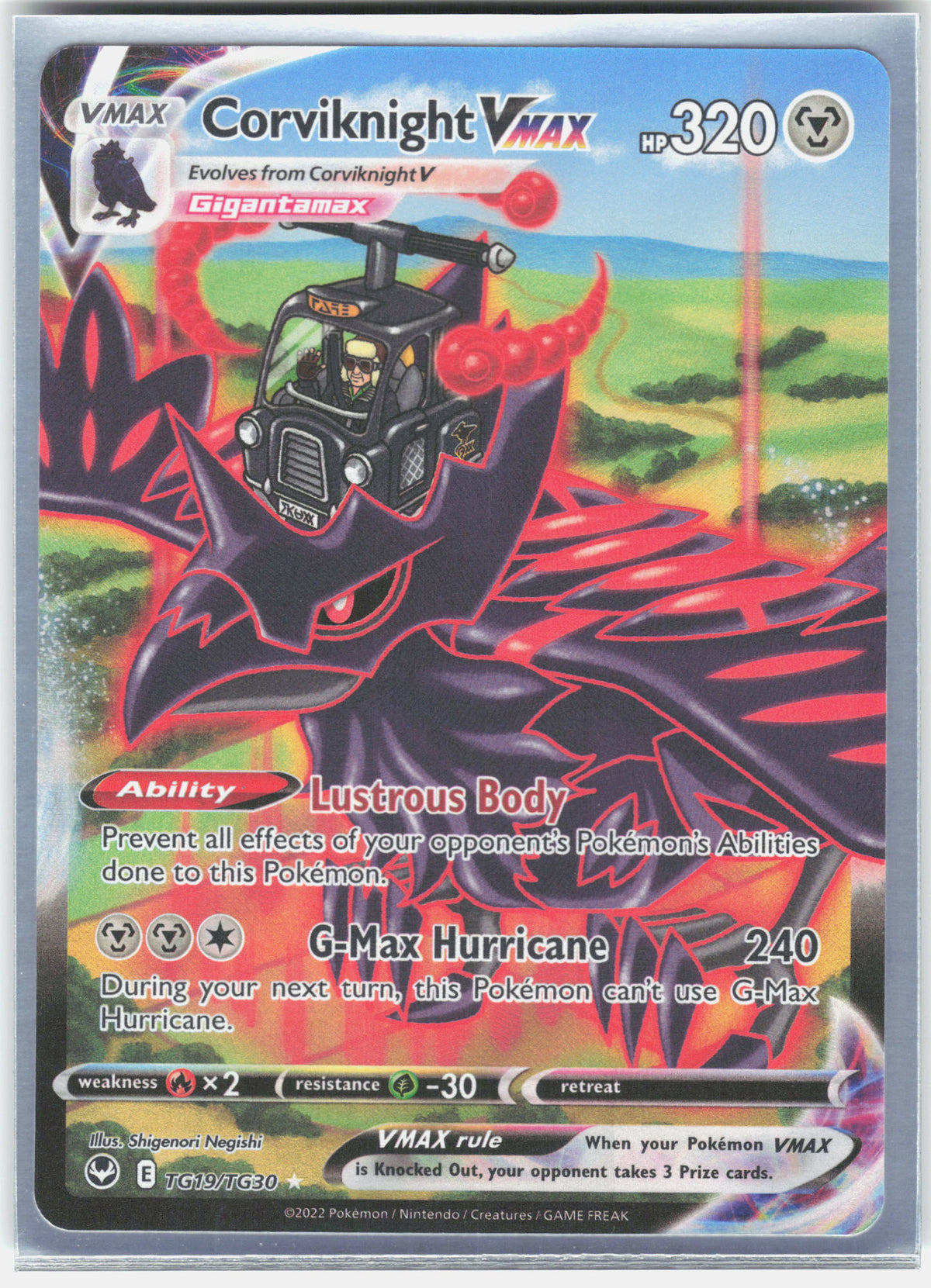SWSH12: Silver Tempest Trainer Gallery #TG19/TG30 Corviknight VMAX