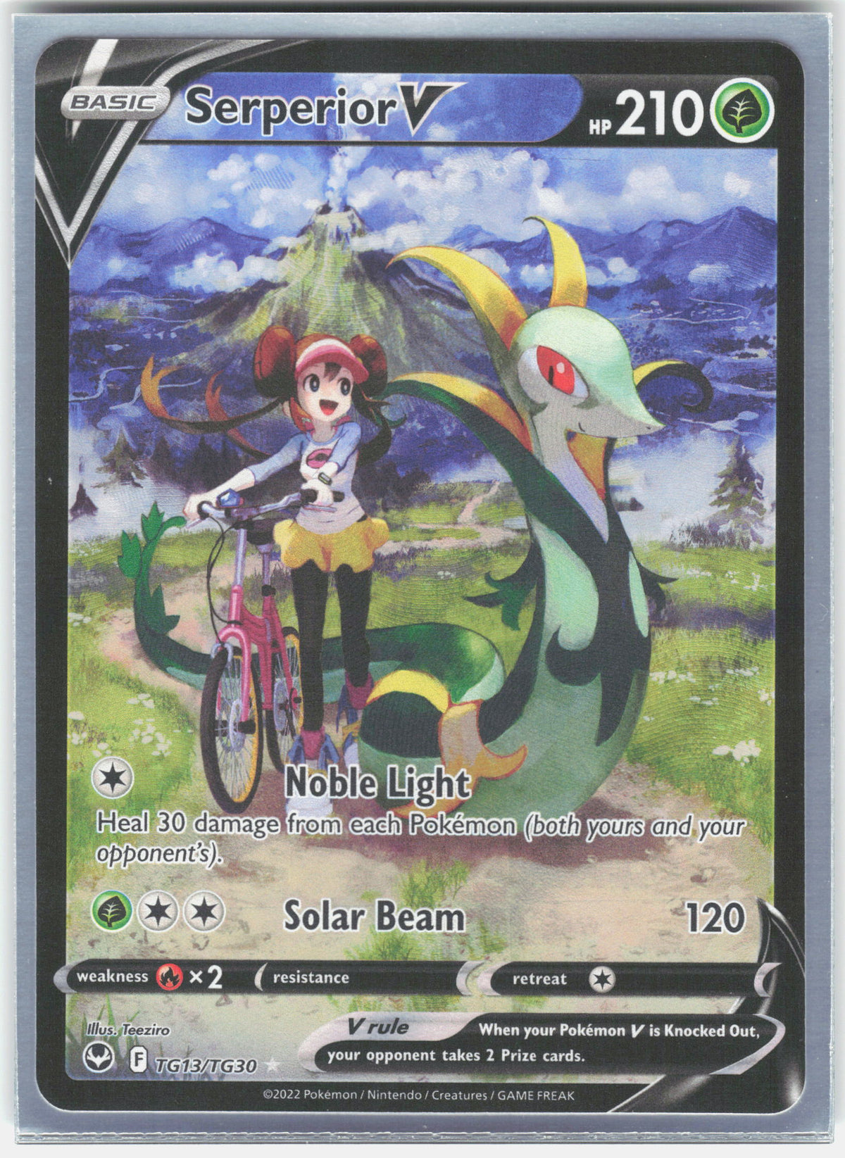 SWSH12: Silver Tempest Trainer Gallery #TG13/TG30 Serperior V