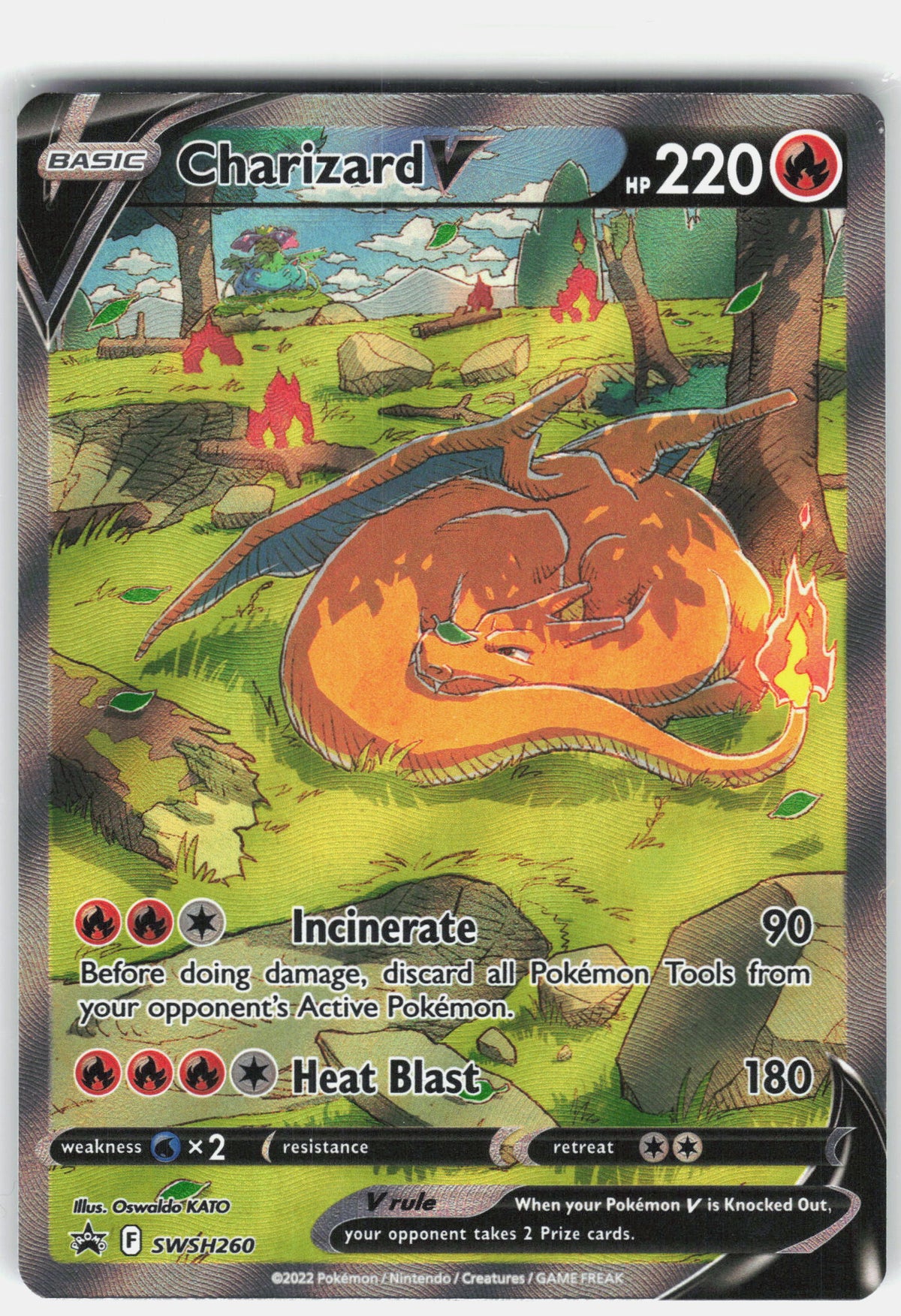 SWSH: Sword & Shield Promo Cards #SWSH260 Charizard V