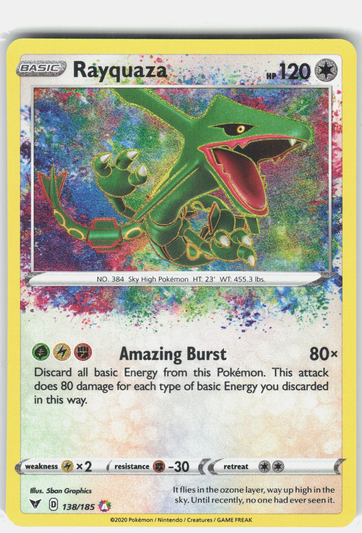 SWSH04: Vivid Voltage #138/185 Rayquaza